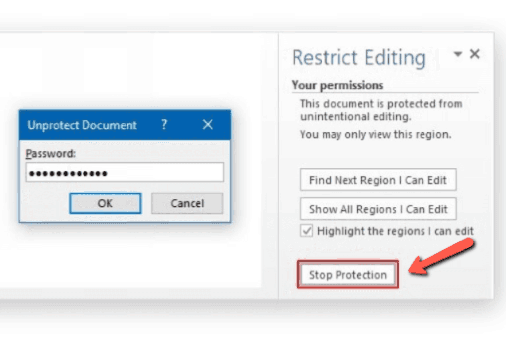 open password-protected word documents