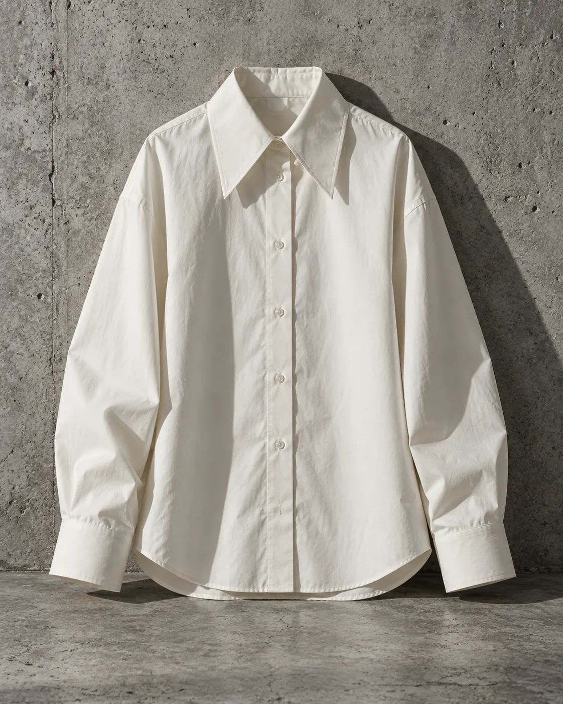 Structured Shirt, Bone