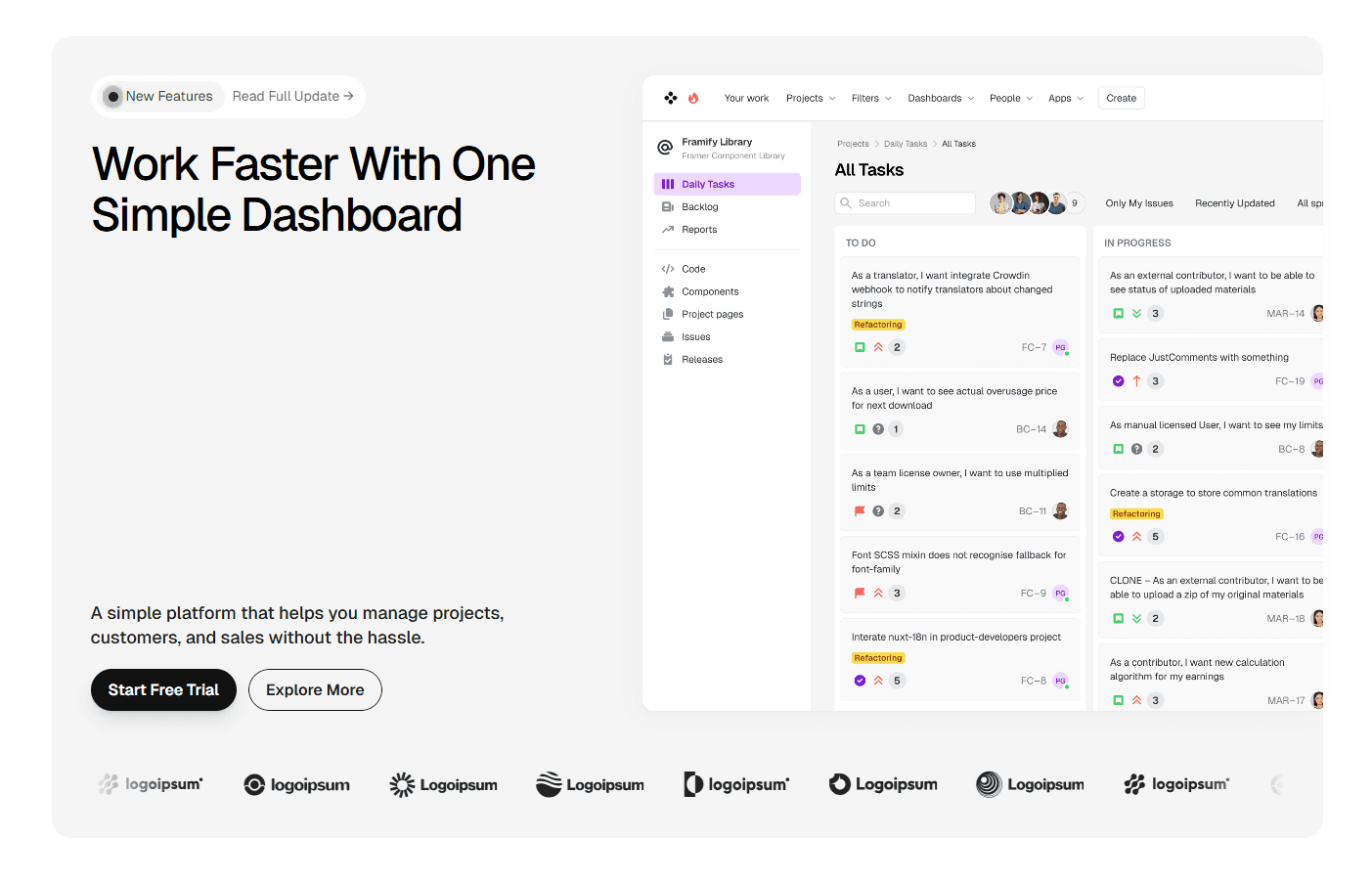 Framer Hero Component