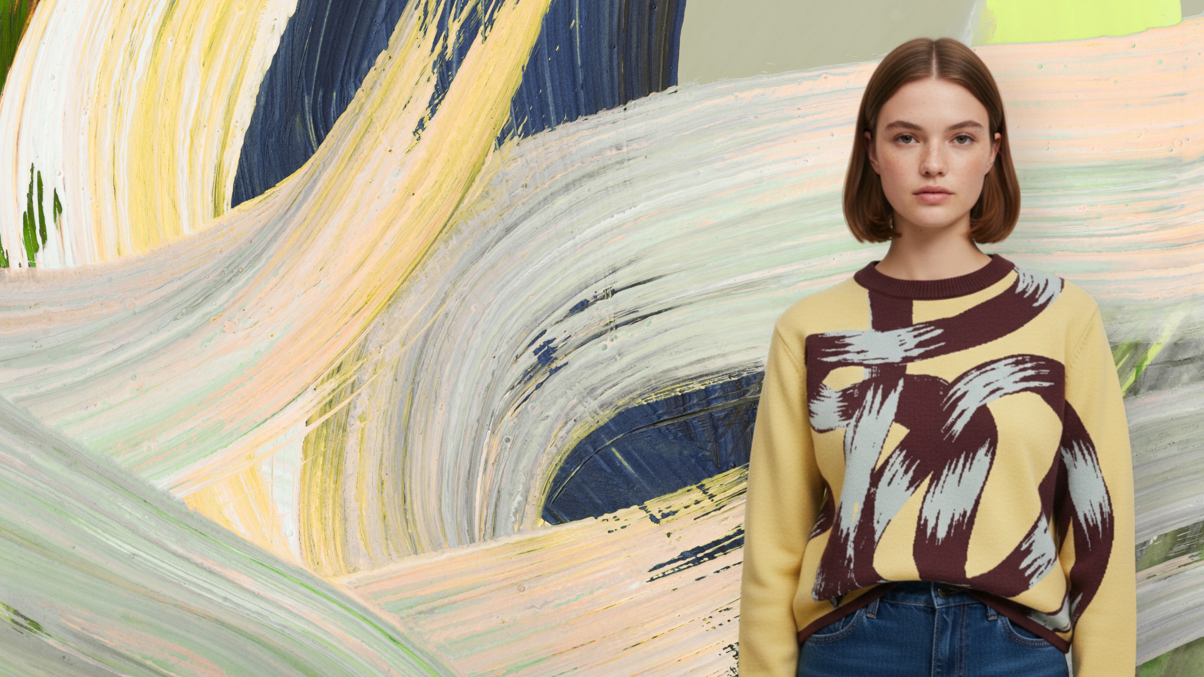Image of girl with yellow sweater