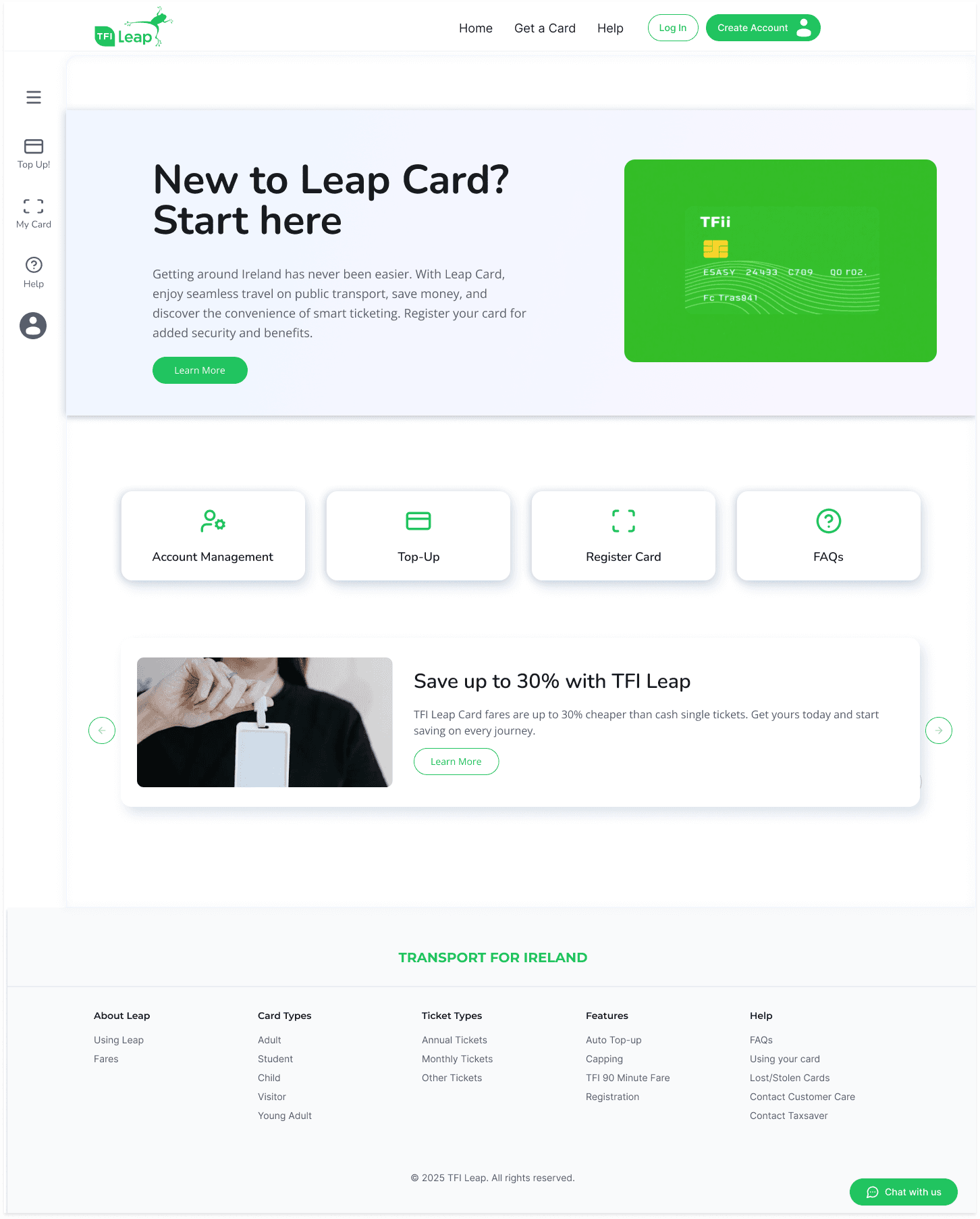 New homepage