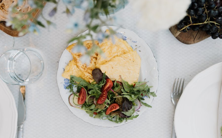 Omelette e rucola