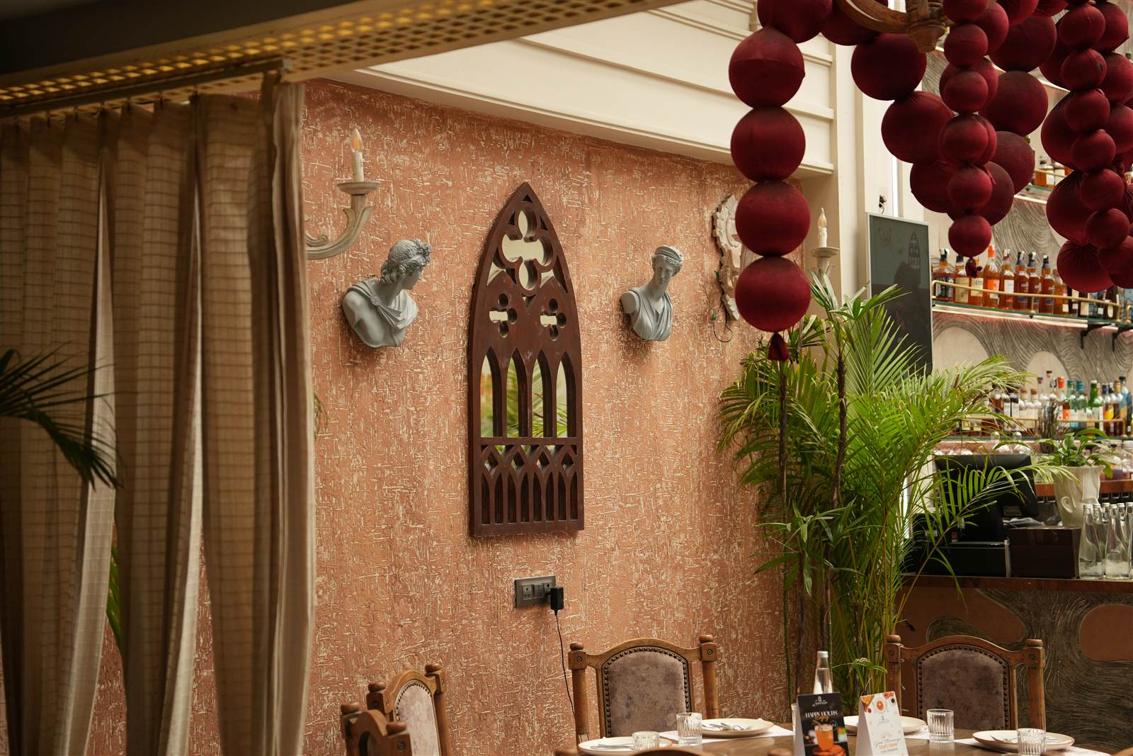 The Seville lounge in Sector 26, Chandigarh, set up for a corporate evening