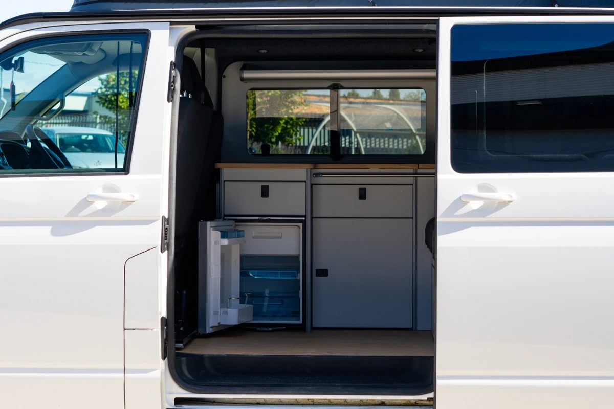 VW Transporter camper van kitchen