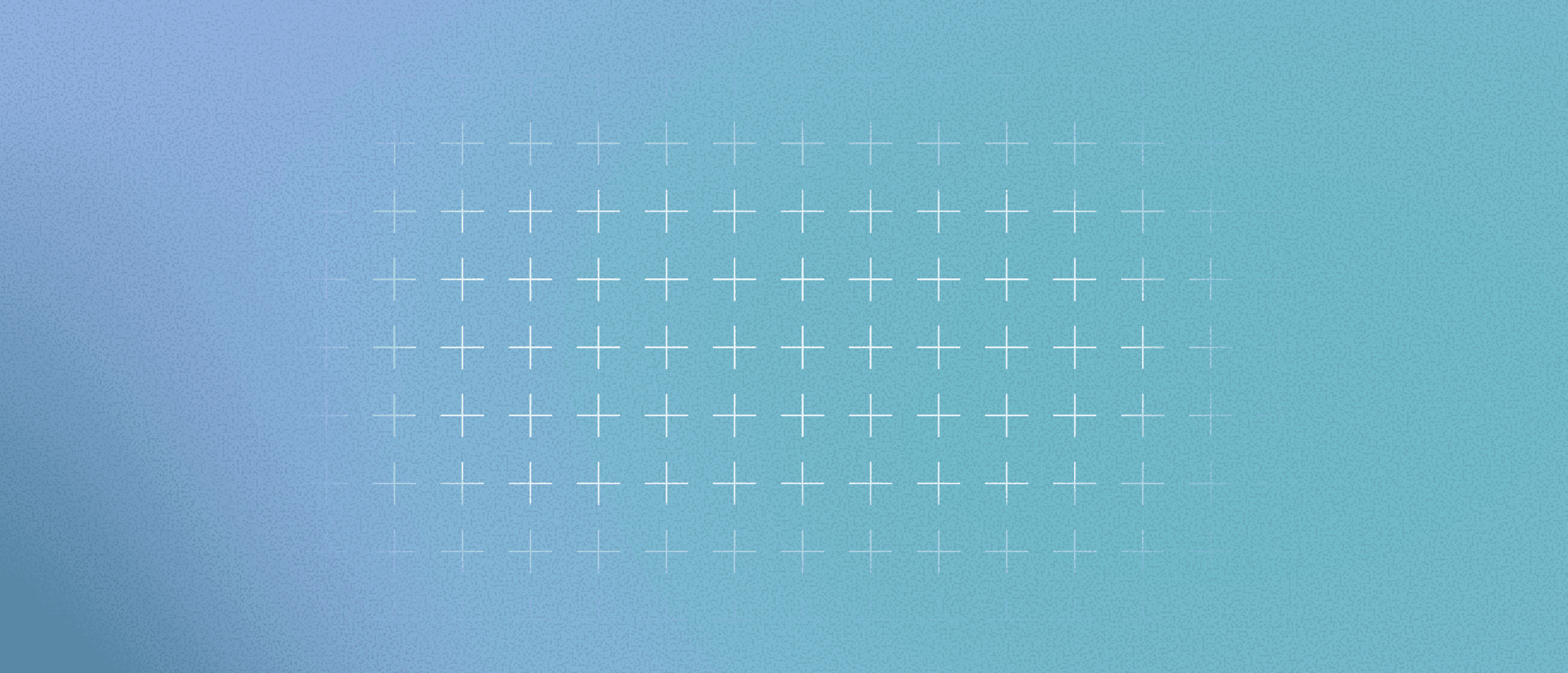 Light gradient background with a grid of subtle plus signs, symbolizing innovation.