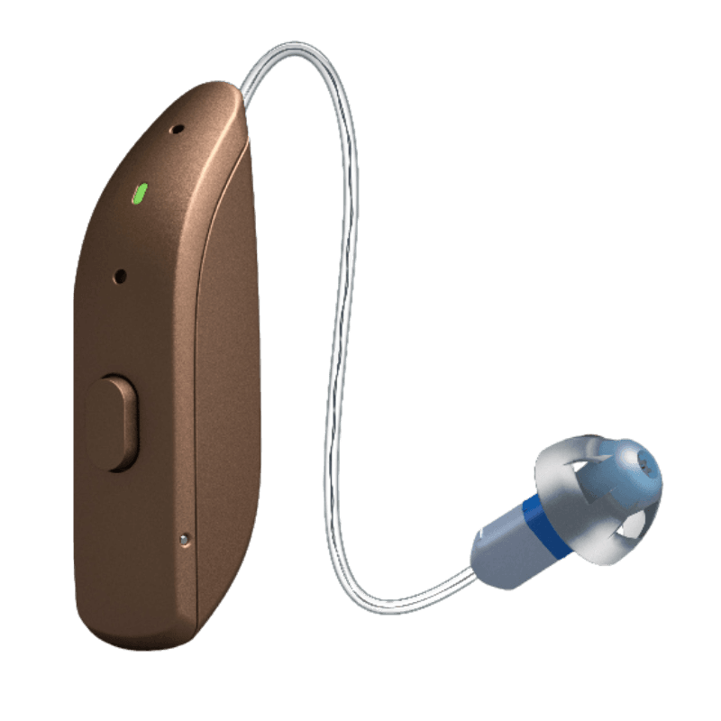 Resound Omnia 5-61 DRWC, appareil auditif micro-contour rechargeable, reconnu pour sa qualité sonore et son confort. Disponible chez Audio Pour Tous.