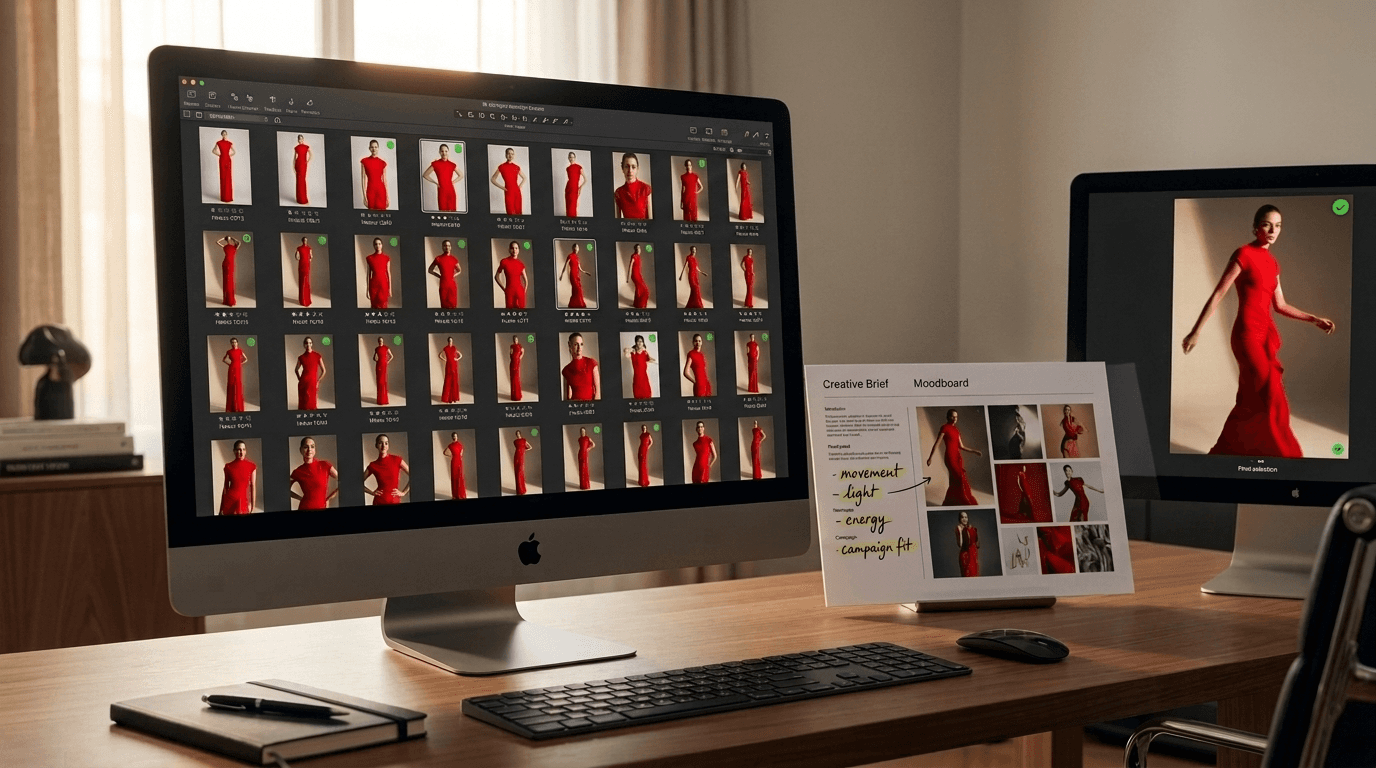 ai fashion imagery, ai model photography