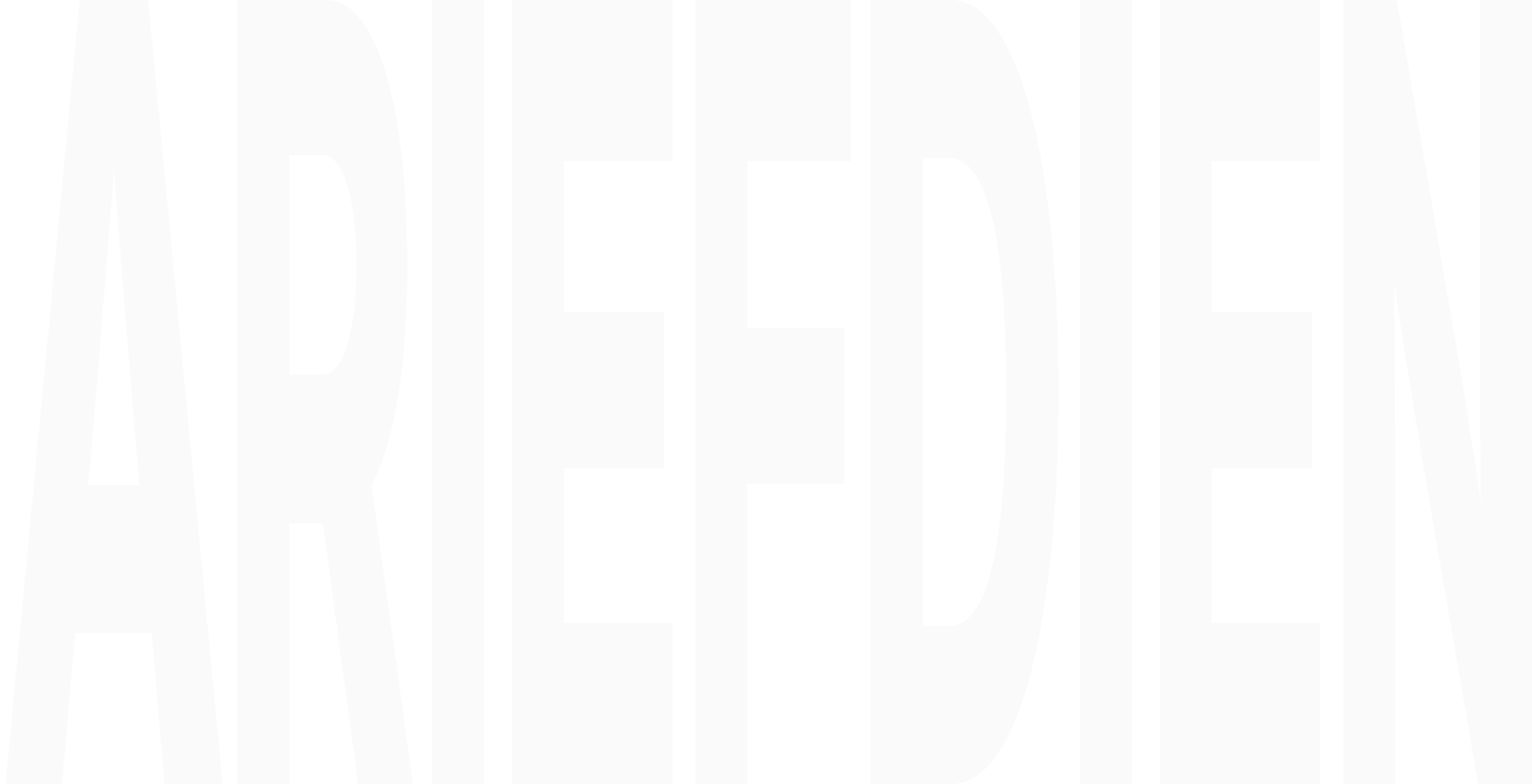 The Name "Ariefdien" in a stretched, condensed sans serif typeface.