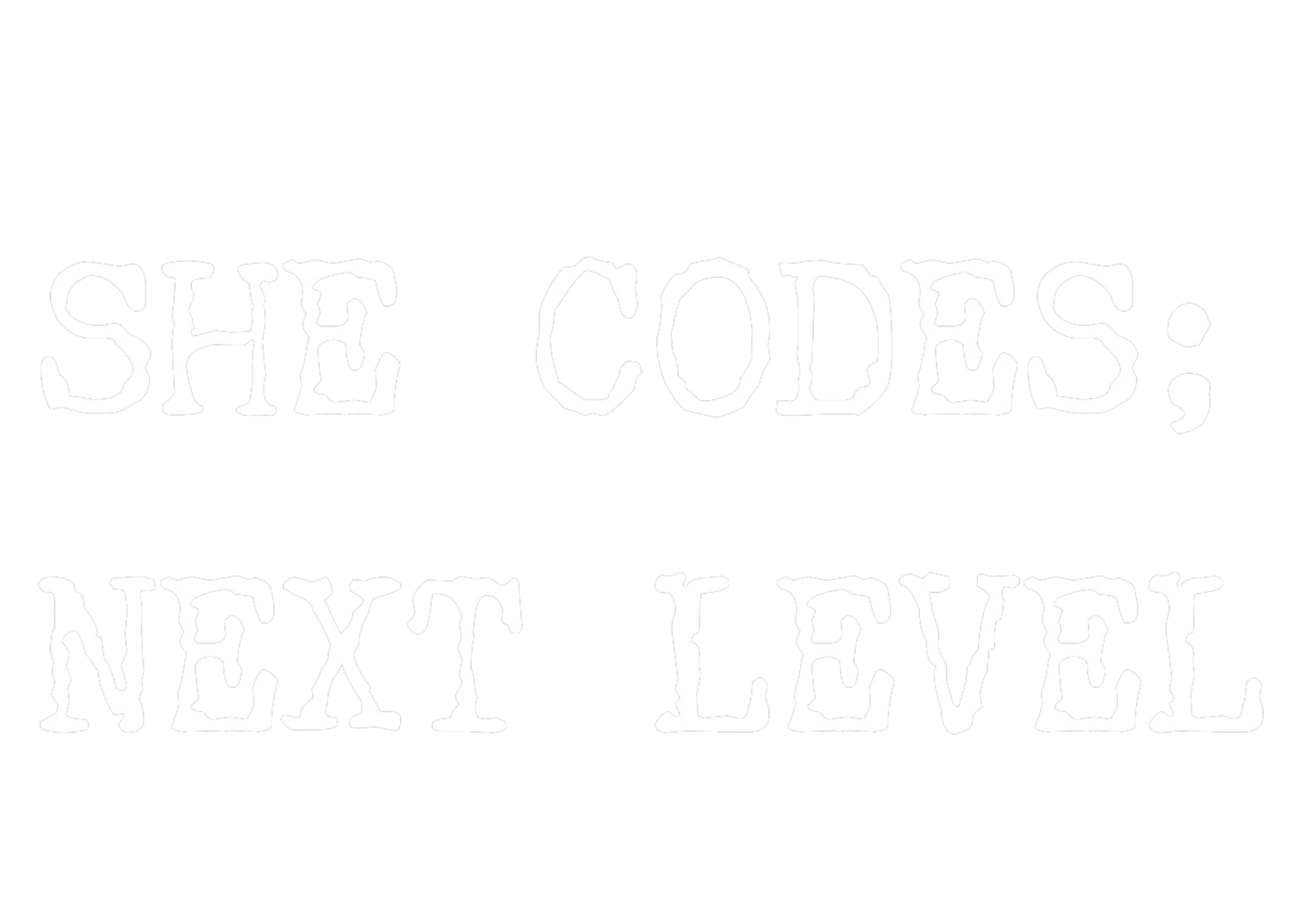 Text graphic displaying "SPE CODES; NEXT LEVEL" in a bold, stylized font on a solid background.