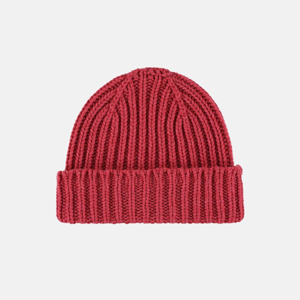 Sustainable Red Knitted Hat