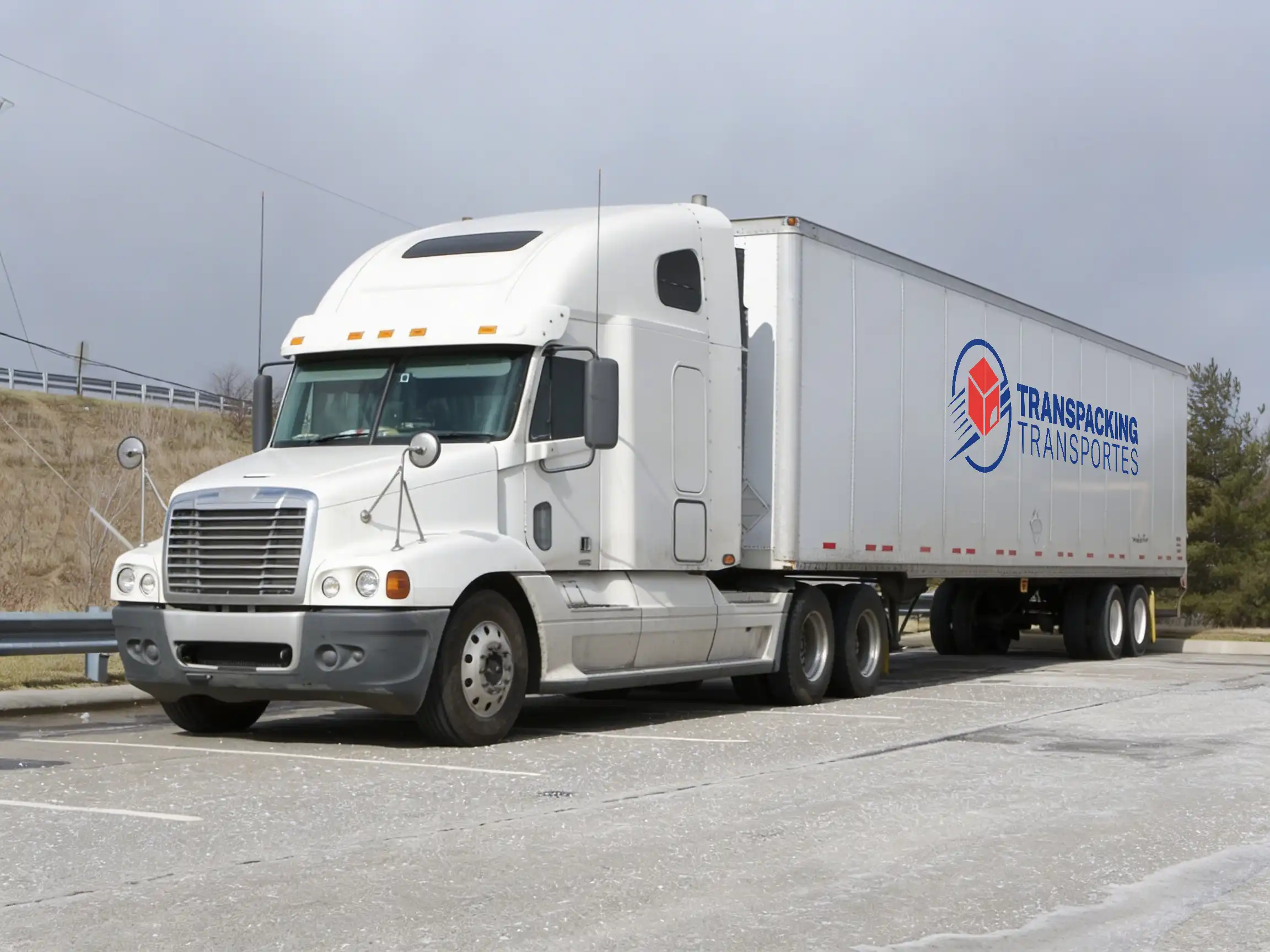Truck on the highway