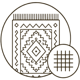 Flatweave technique icon – Angan Living