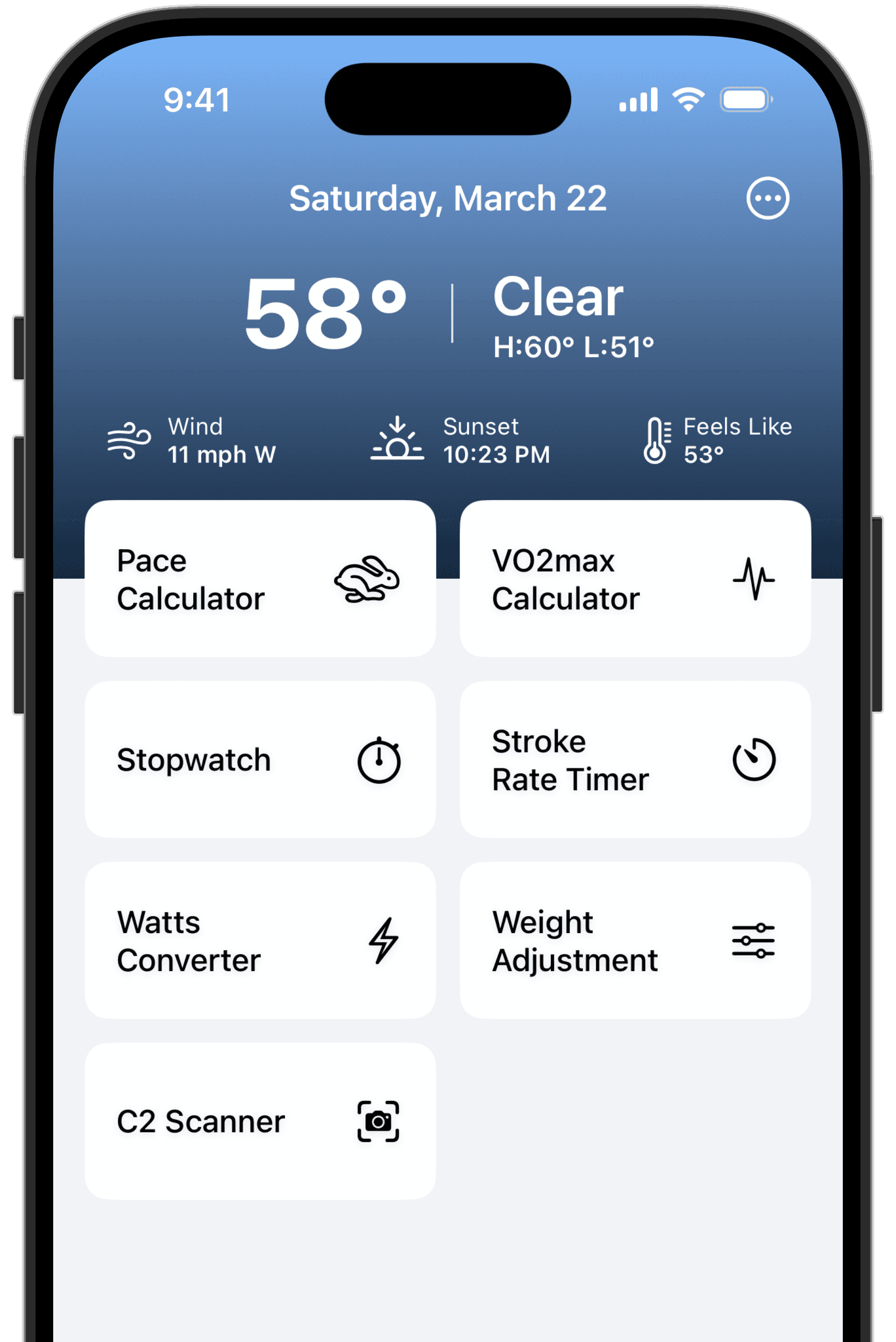 The Rowing App