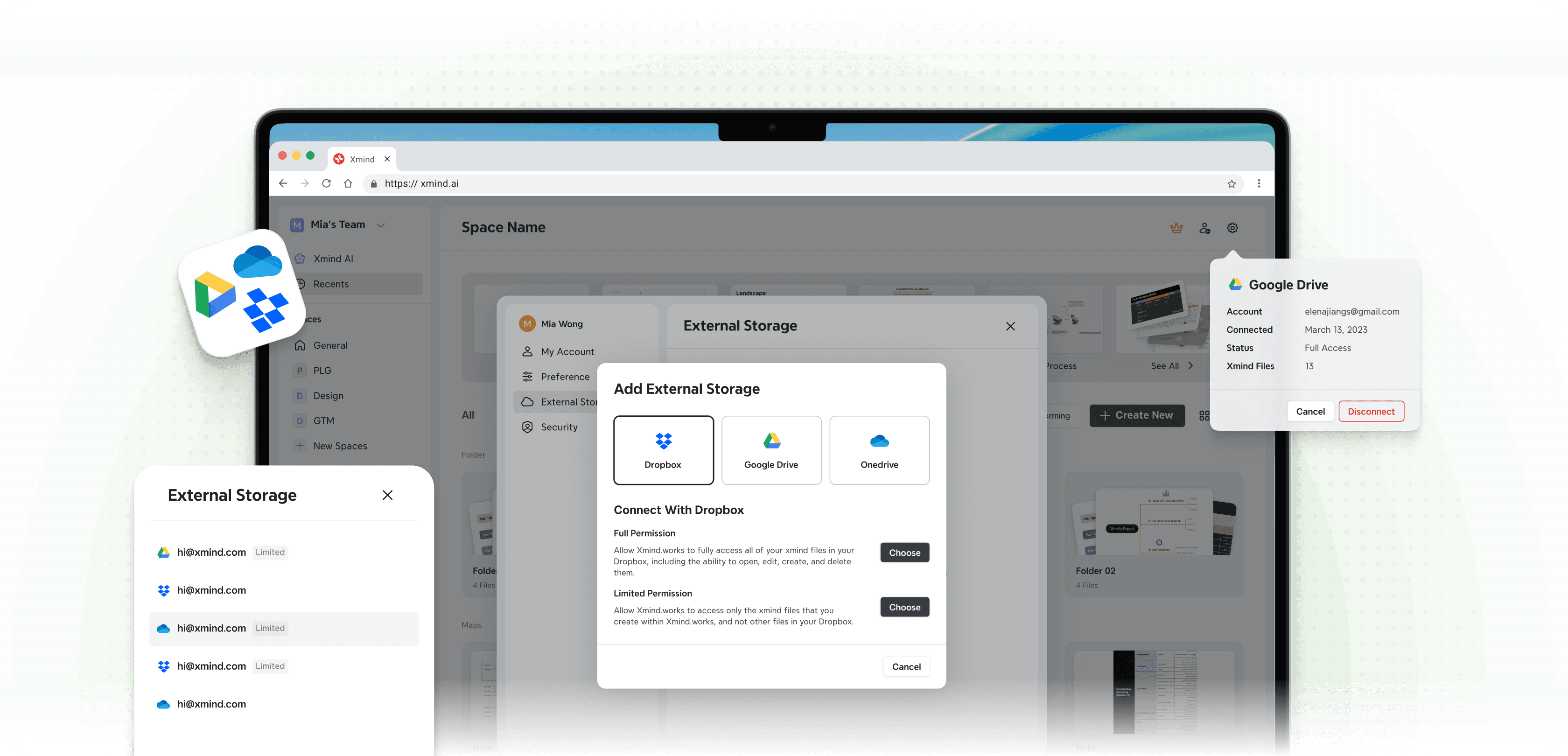 Xmind importación y exportación con una interfaz de transferencia de archivos para una gestión de contenido flexible.