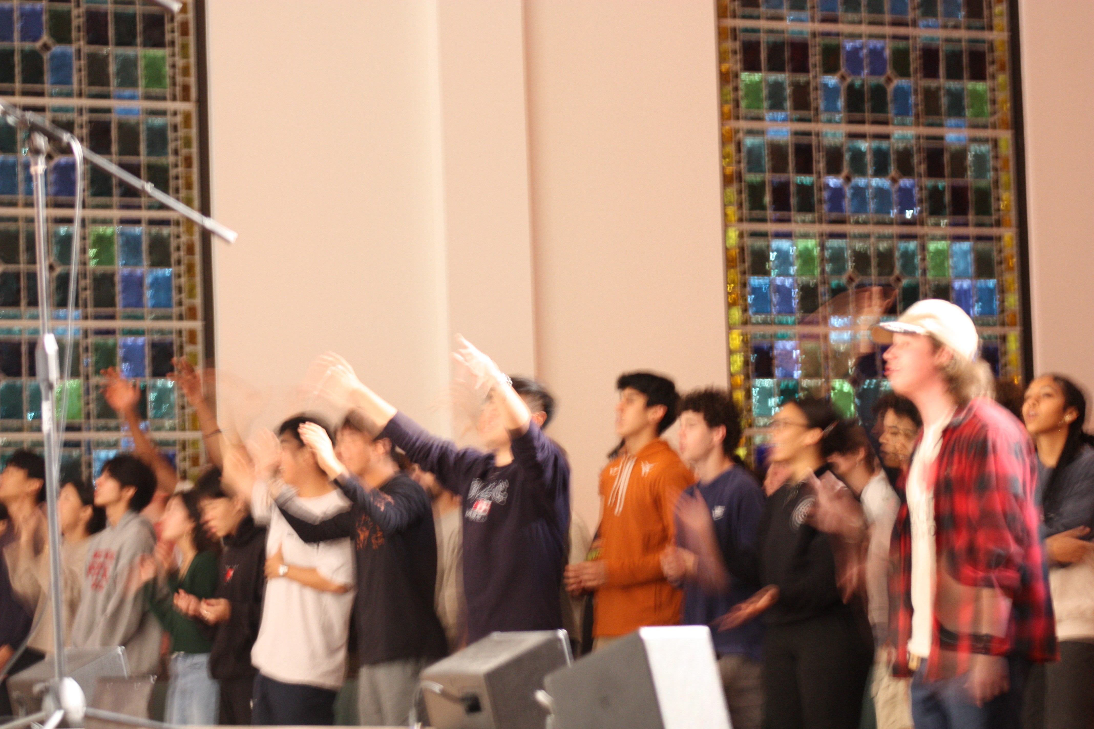 Group of men surfing