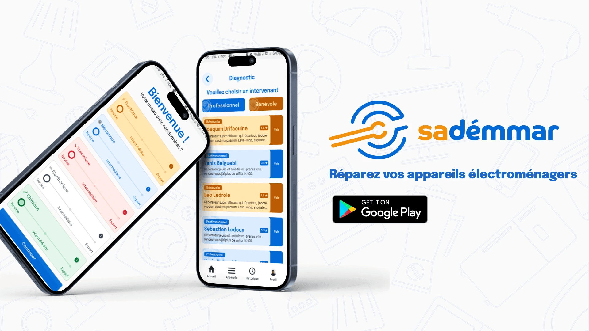 Marketing photo of the app