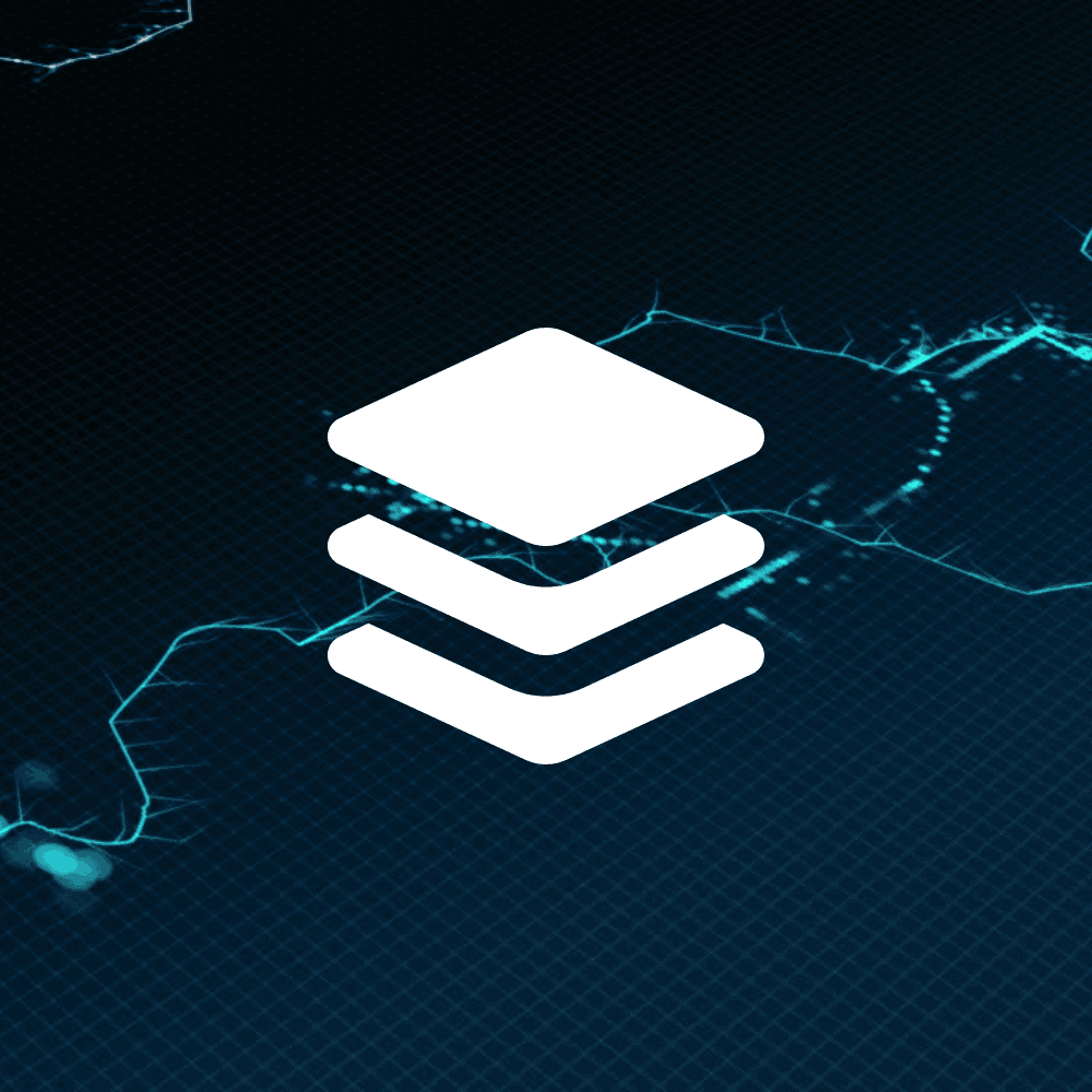 A sleek, modern interface with a dark background and subtle fading lines, hinting at a minimalist design.