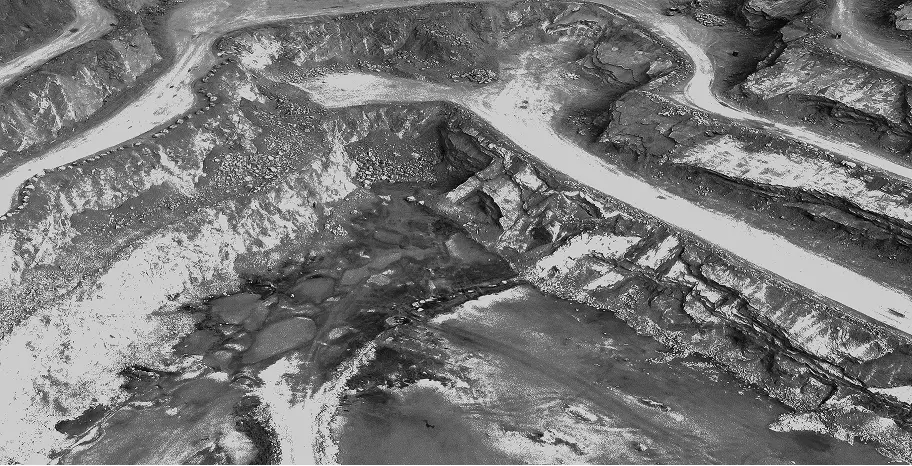 Abstract image of landscape