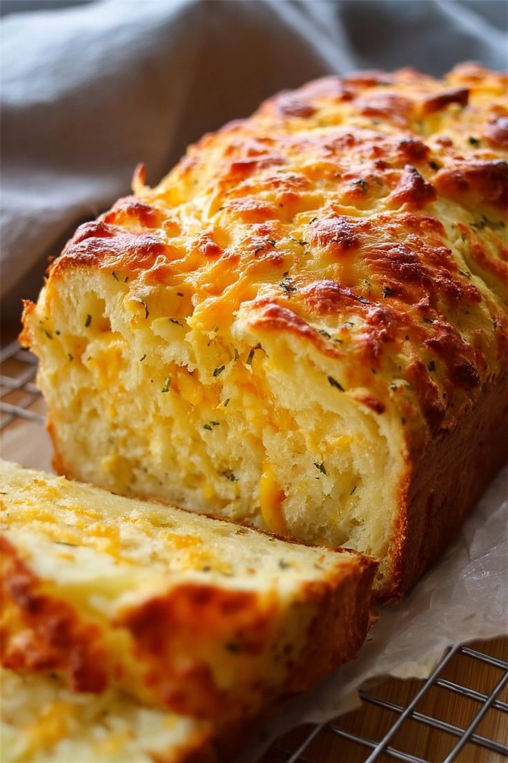 Cheese Bread from Pasta 9 Toronto topped with melted mozzarella and baked until golden and flavorful.