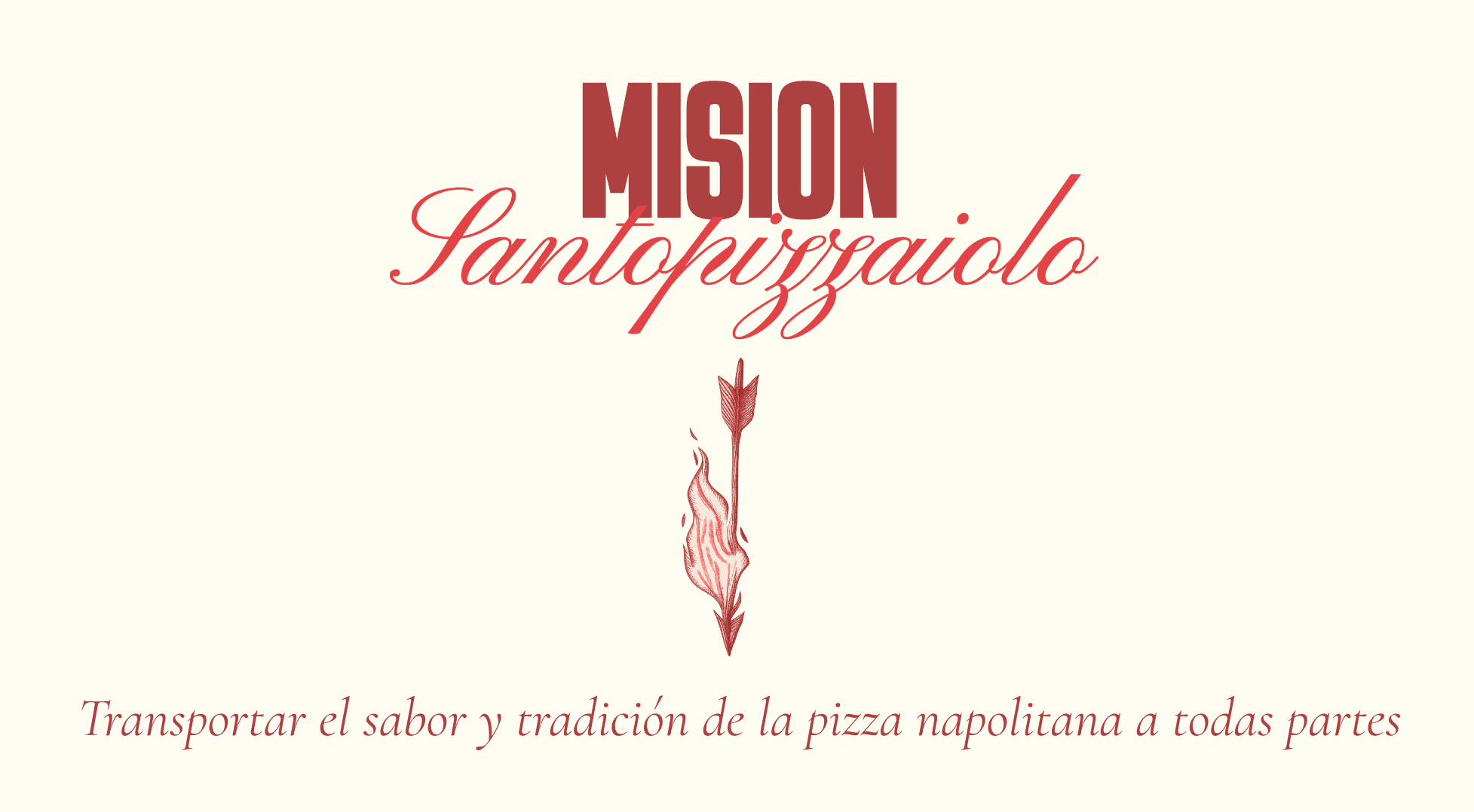 Section of the Santopizzaiolo's website that talks about his mission