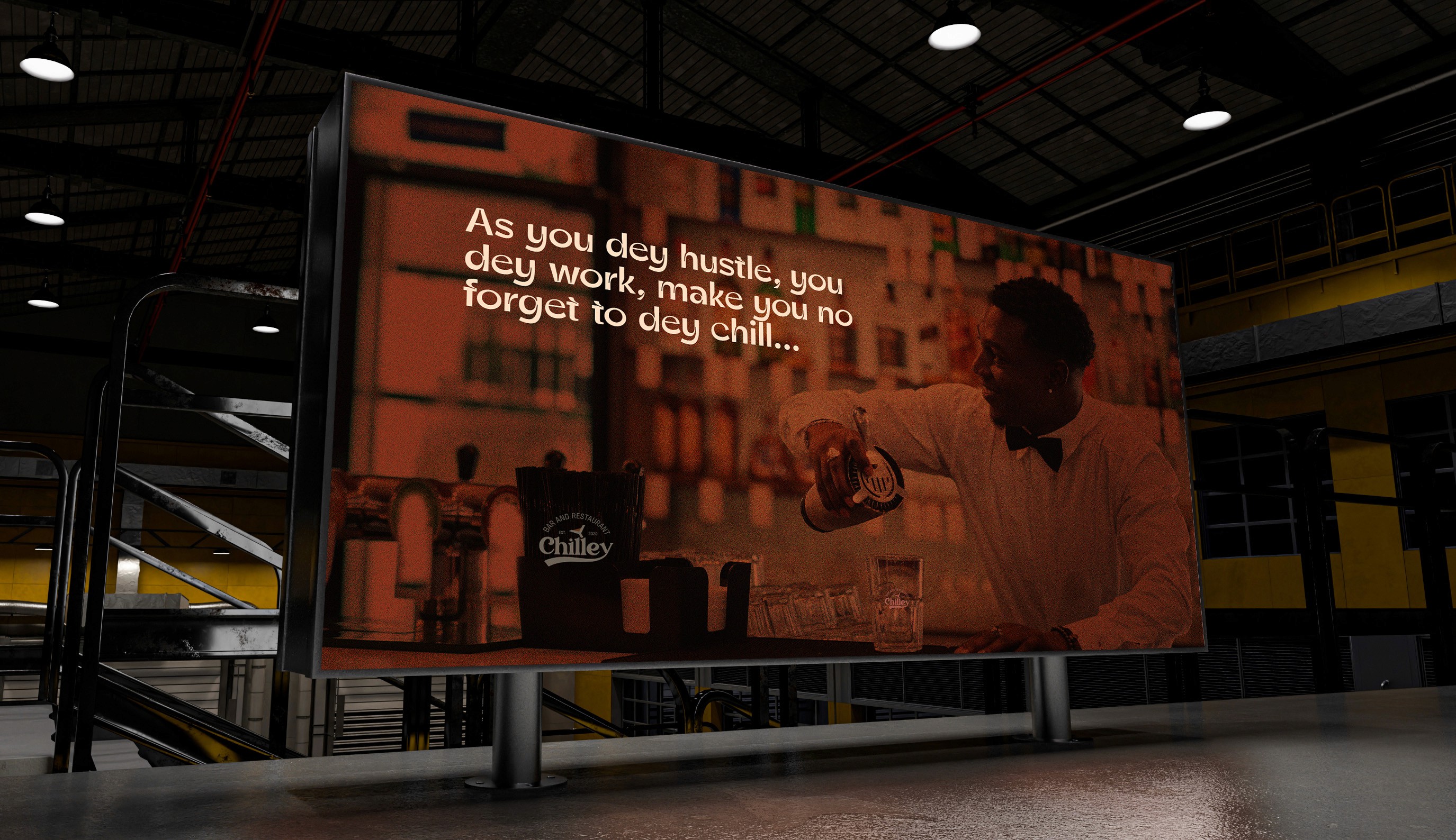 Chilley - LED - Mockup