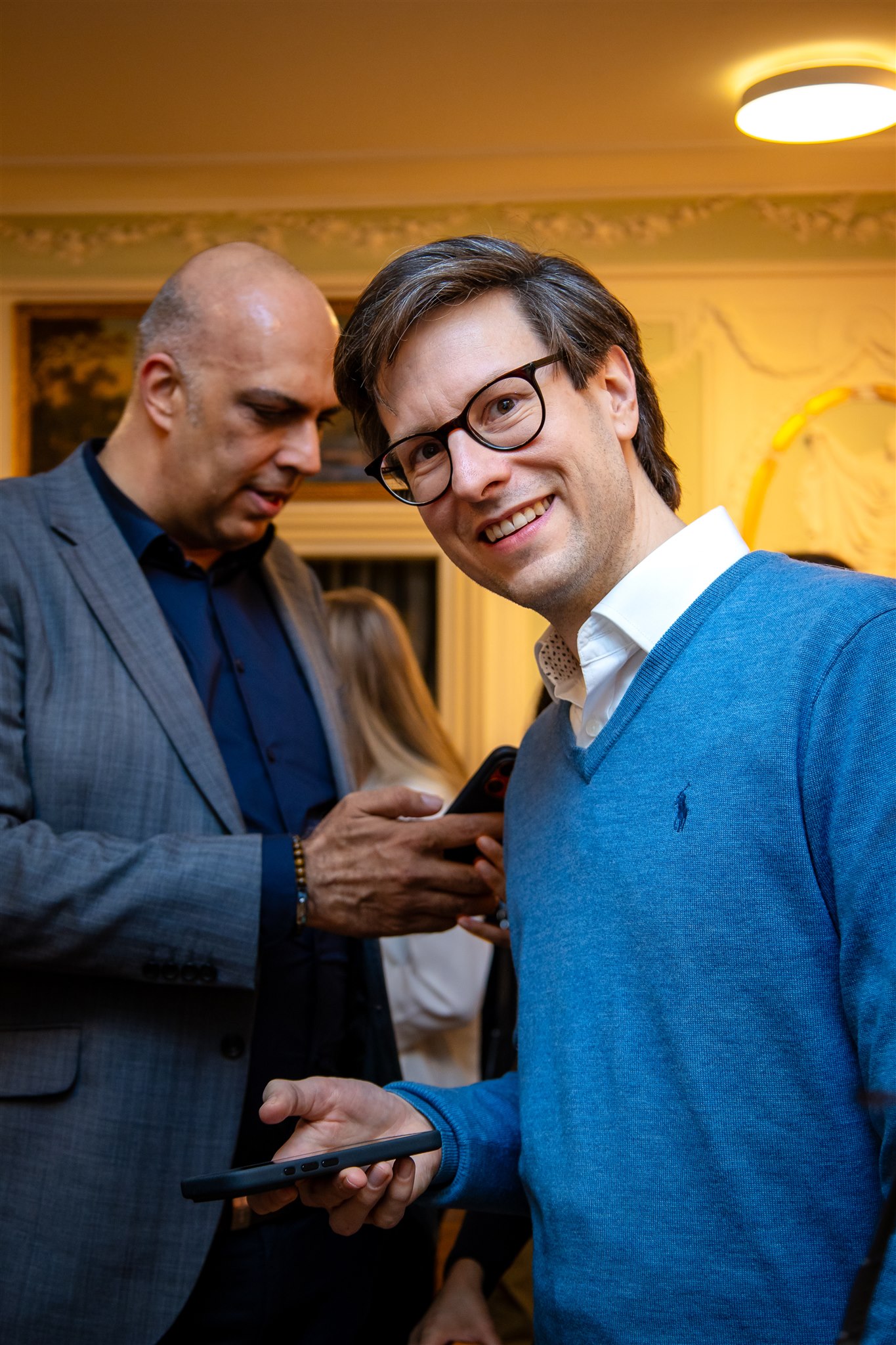 Guest portrait during Recht KI book launch in Zurich