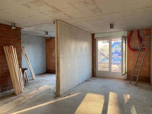 Rohbau und Rohinstallation Lüftung - Florastrasse 29+31