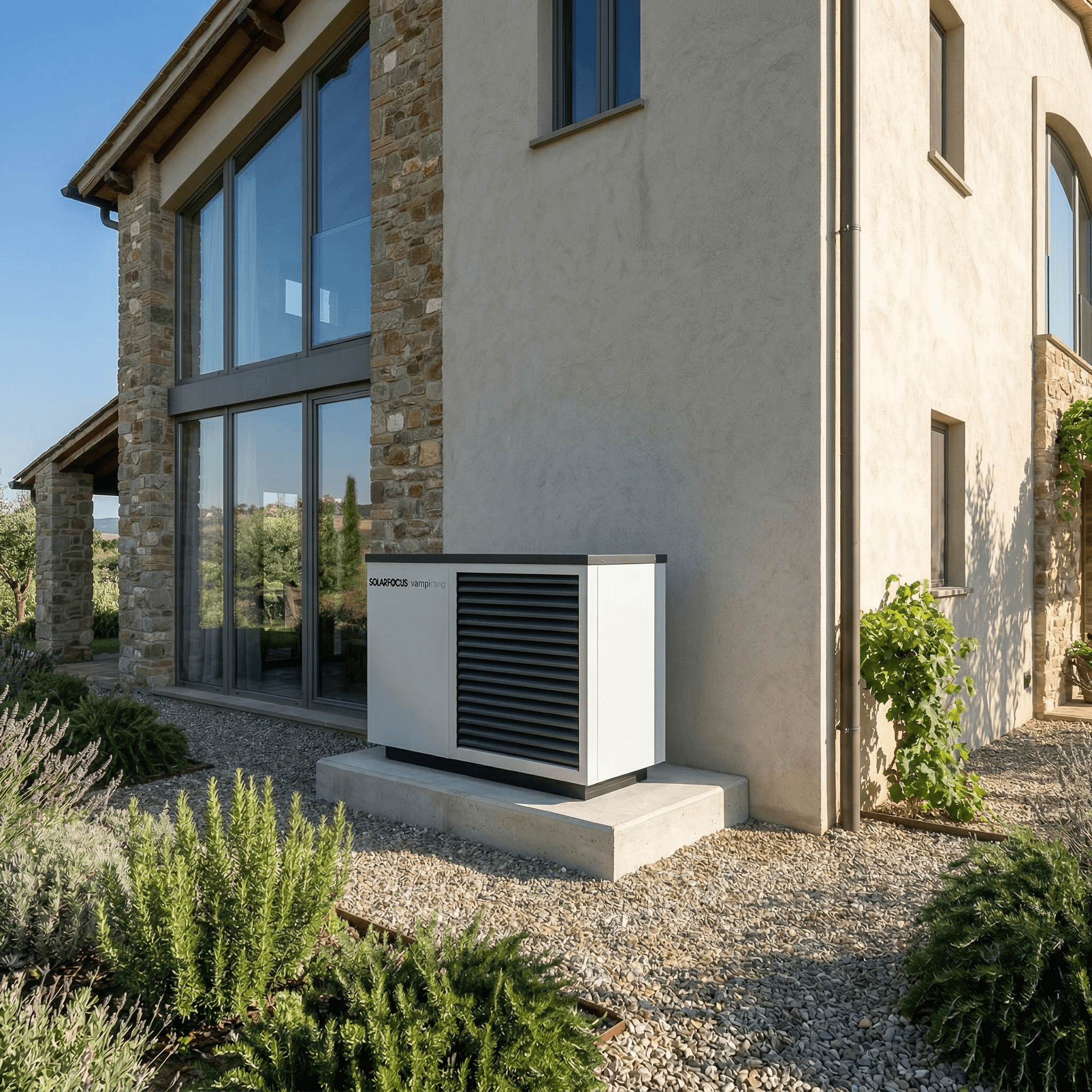 Installazione pompa di calore per riscaldamento domestico