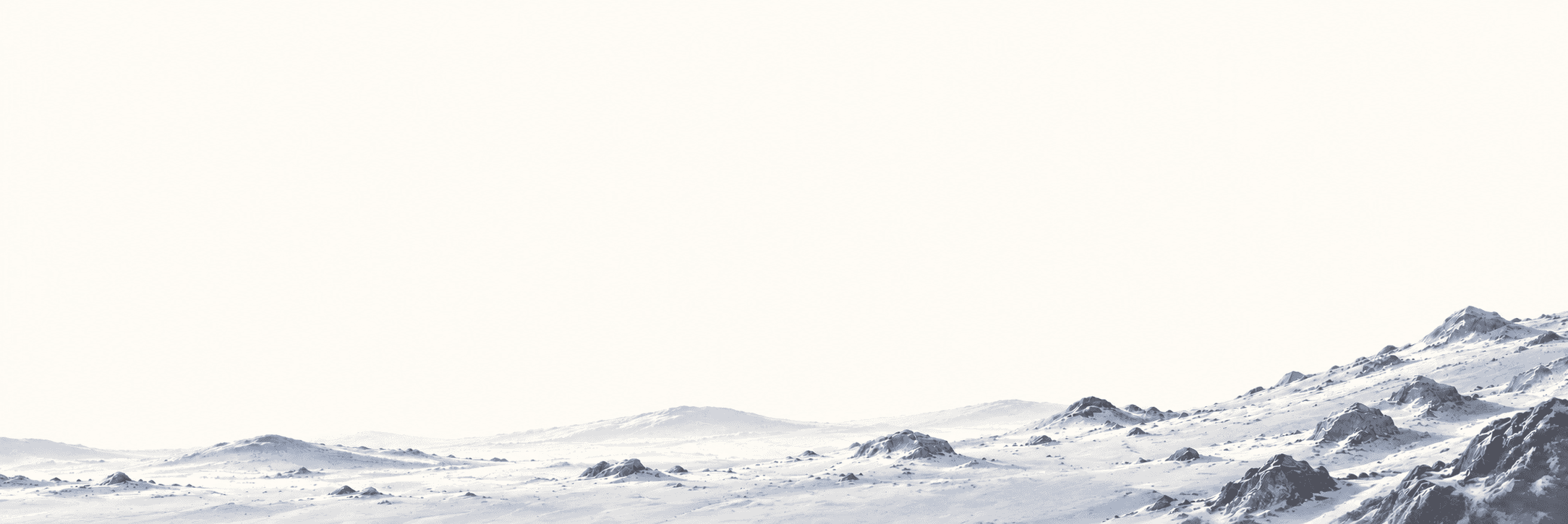 Soft lunar valley with layered distant ridges
