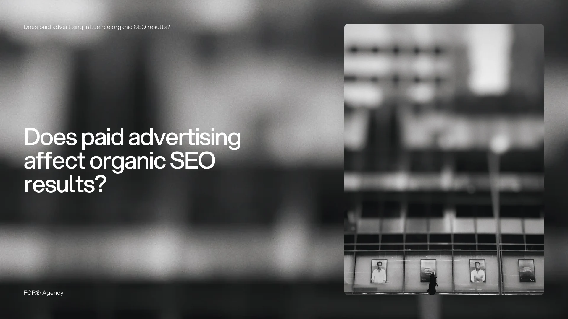 Does paid advertising affect organic SEO results?