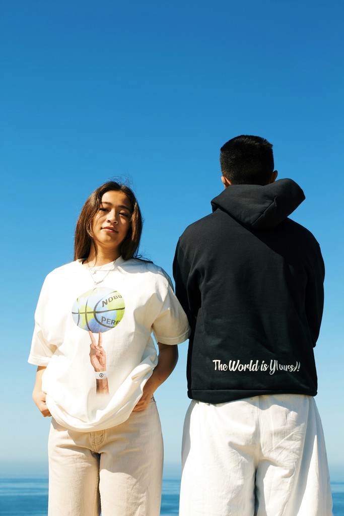 a man and a woman standing next to each other