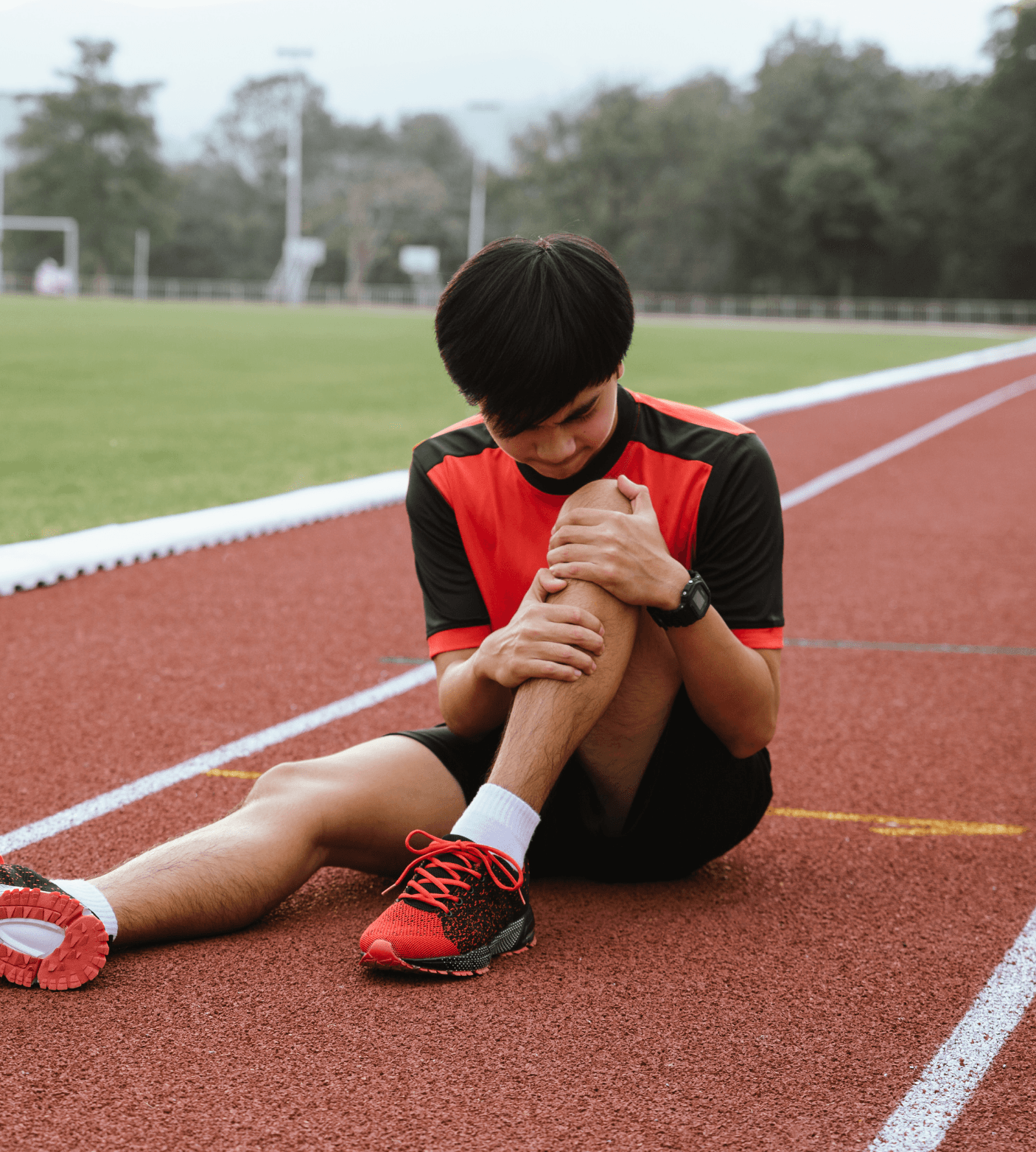 Sports injury physiotherapy rehabilitation session