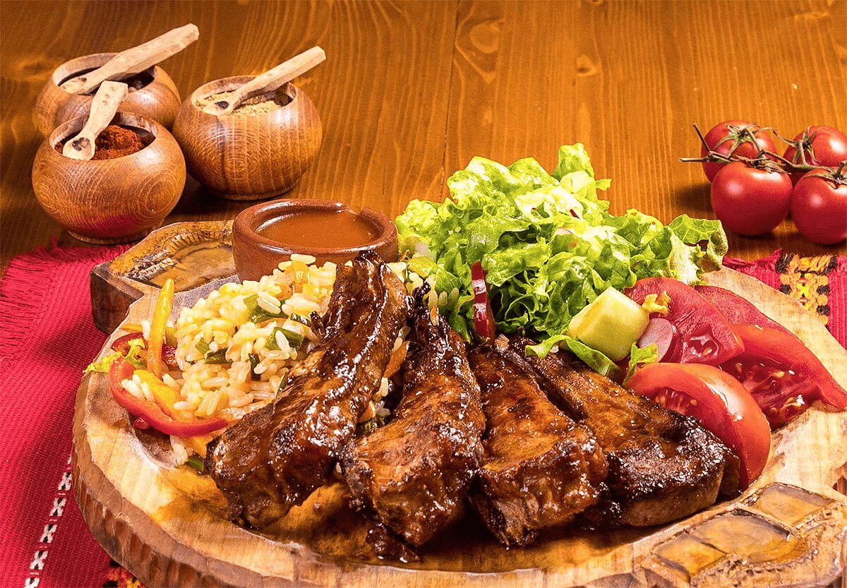 food at Hadjidraganov's Cellars