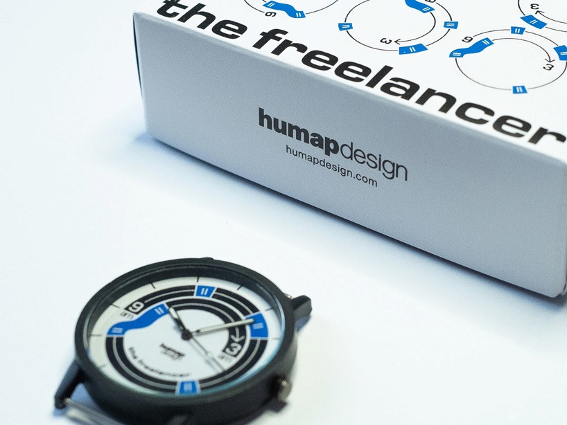 The wristwatch with its box