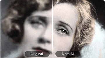 nero ai video upscaler logo