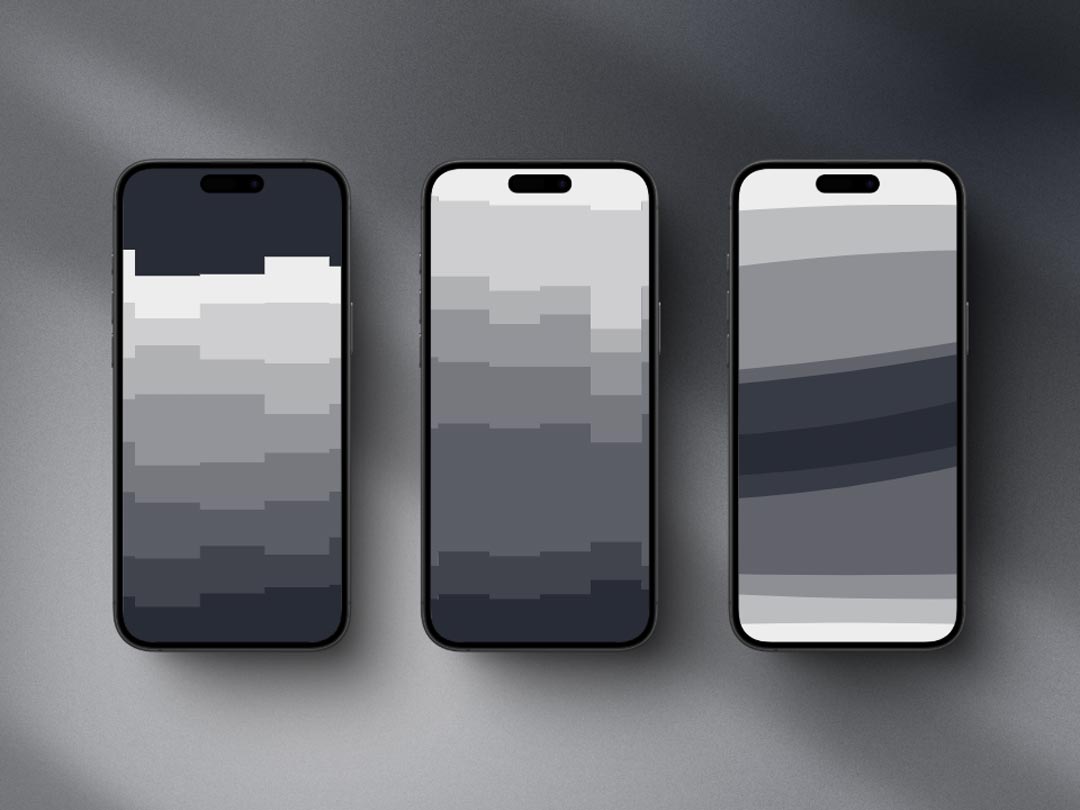 A dynamic visual featuring three phones, each displaying different aspects of a project mockup, highlighting the sleek design, responsive layout, and cohesive user experience across devices.