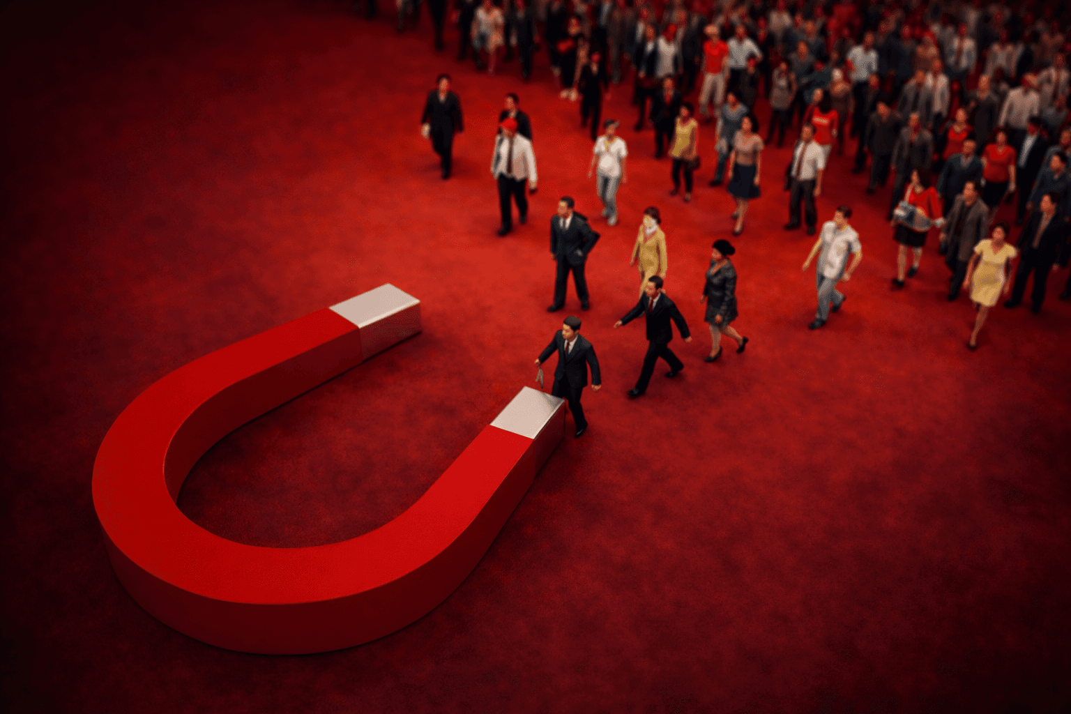 Illustration of attracting more qualified leads using PPC services in the UK with targeted customer acquisition and conversion-focused marketing by Guideway Media