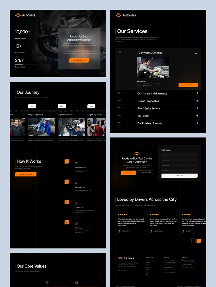 Autovera framer template – Premier Car Care & Auto Service Hub