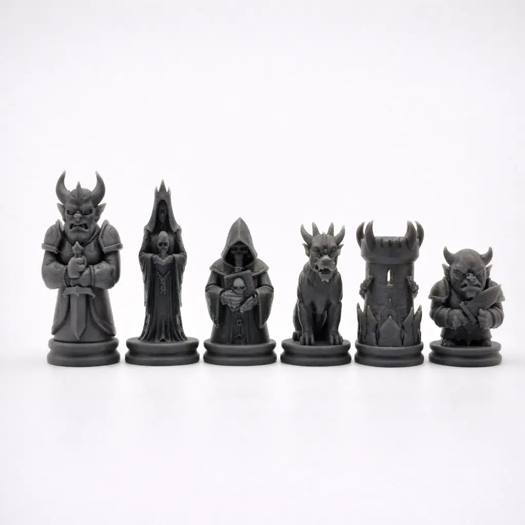 Yeraltı Dünyası Temalı Satranç Taşları