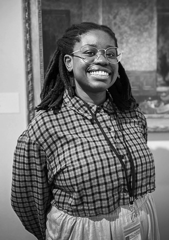 Portrait of portfolio creator – front view