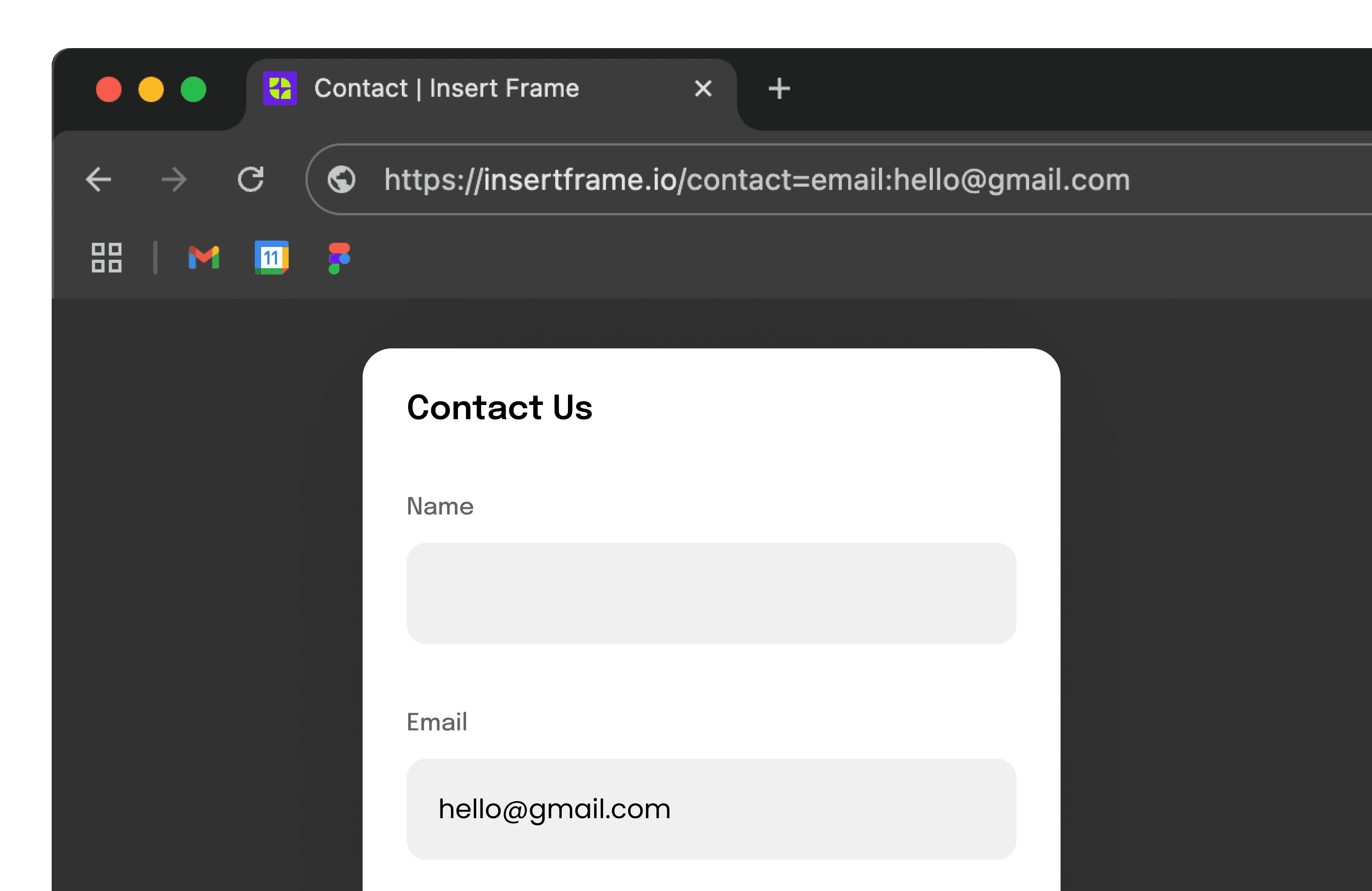 Dark-themed Framer preview showing form with reCAPTCHA enabled