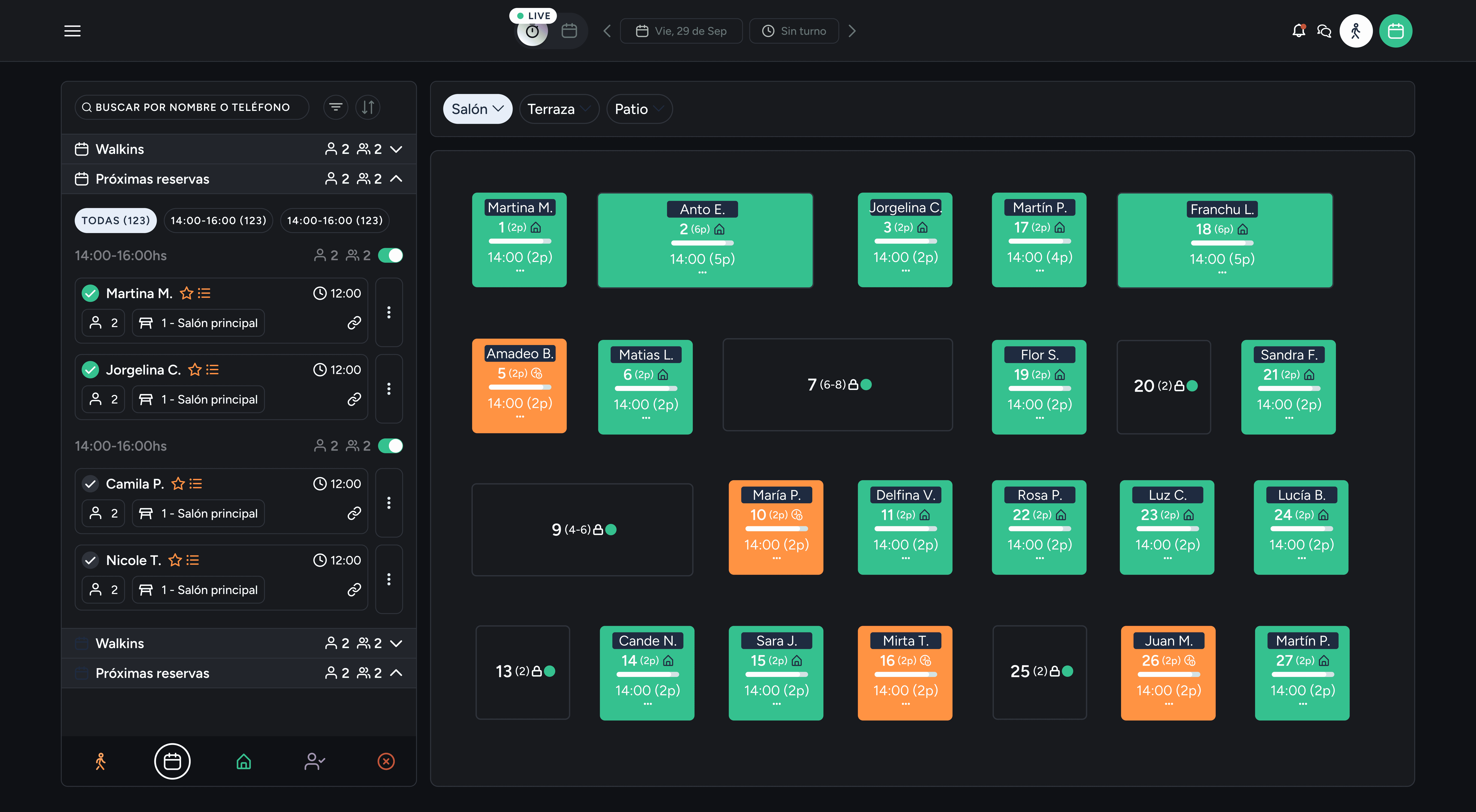 Business dashboard showing revenue, deals, customer list, growth chart, and new activity. 