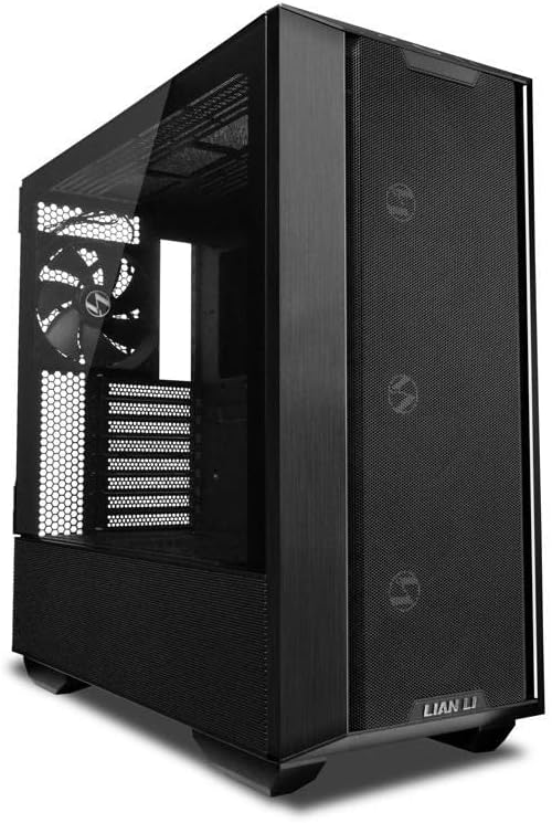 This is an image of the Lian Li Lancool III PC case, designed for high-performance builds with optimized airflow and a modern design.