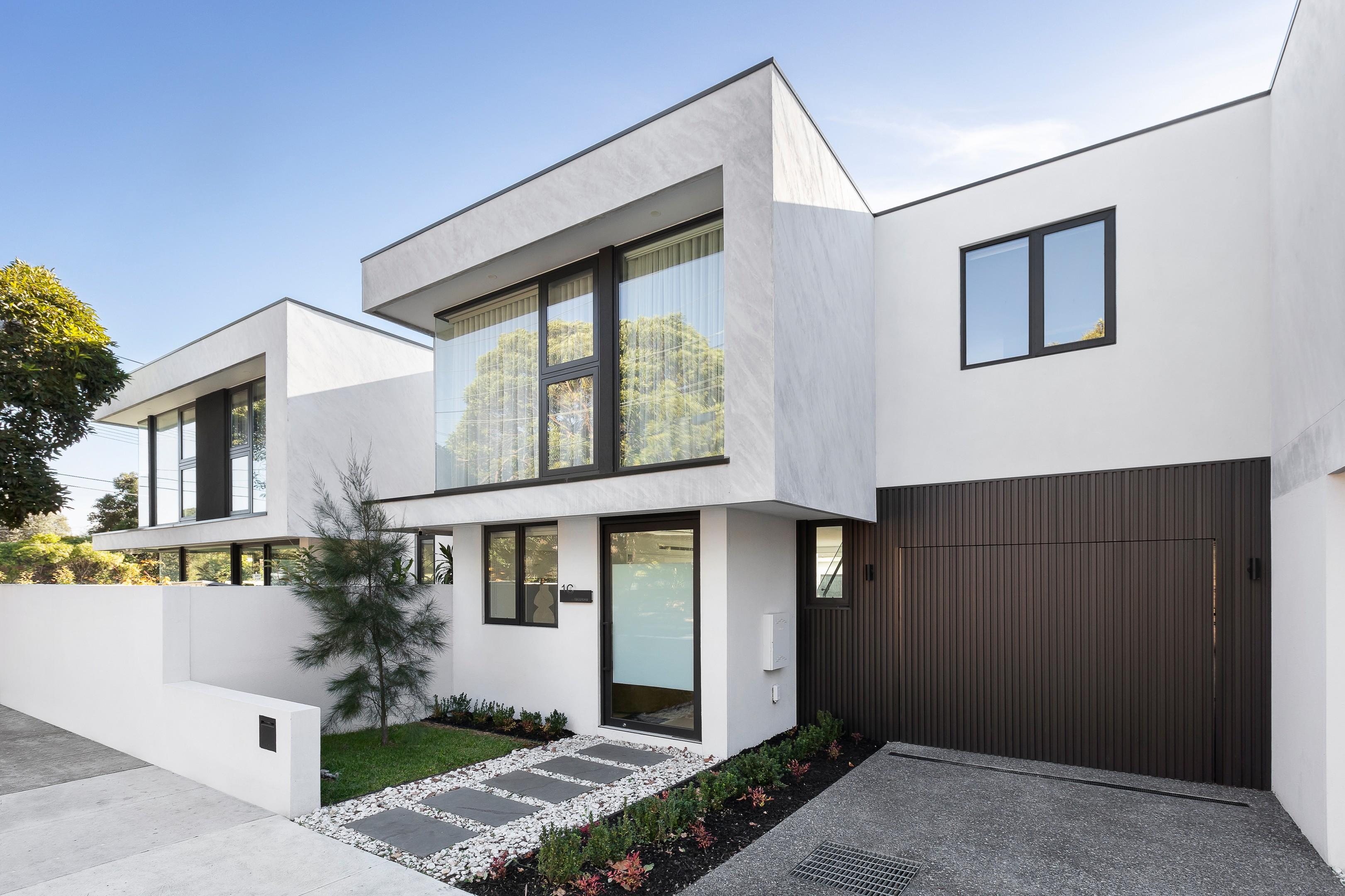 Illustrative contemporary low-rise residential architecture