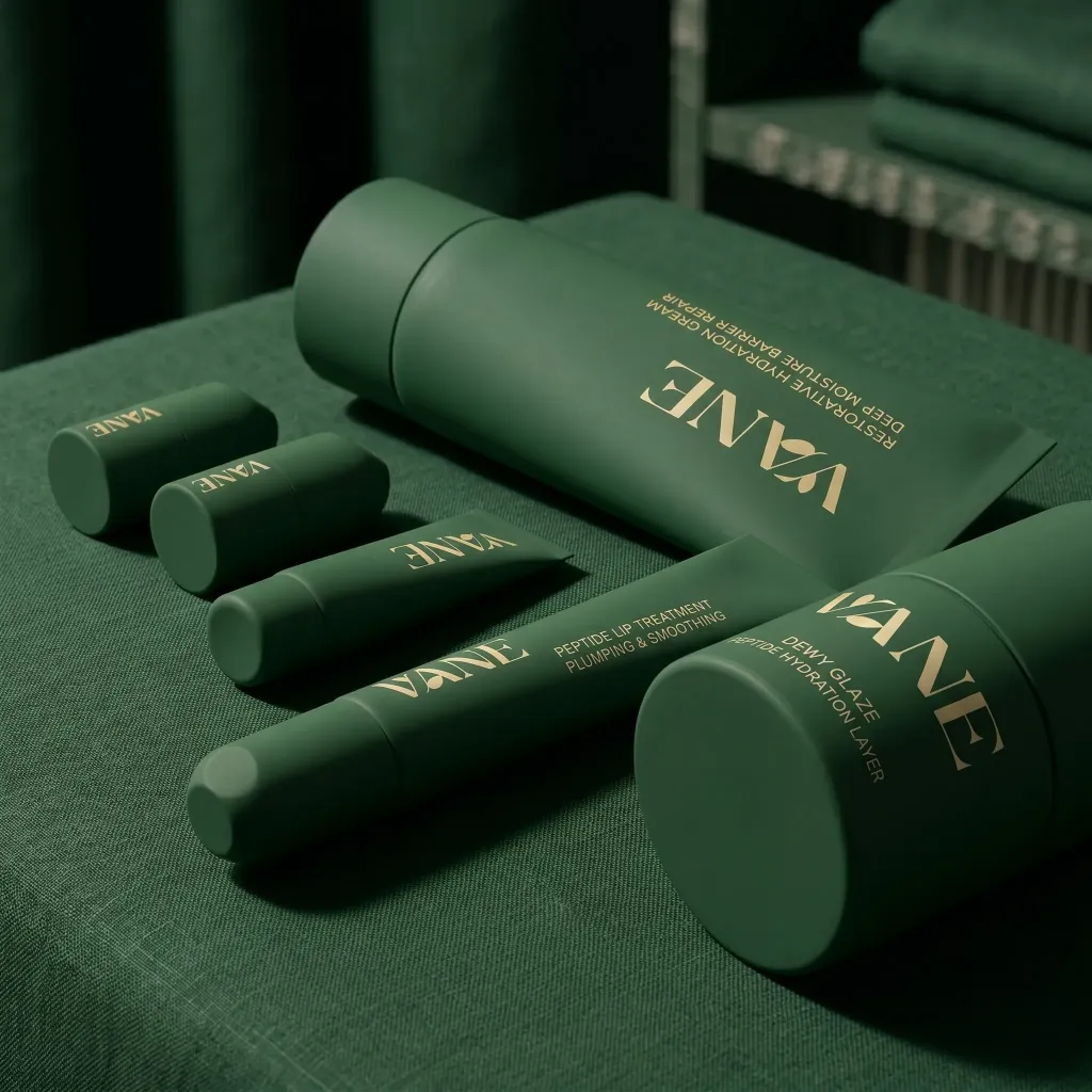 VANE skincare product branding design, a fine art for branding expert.