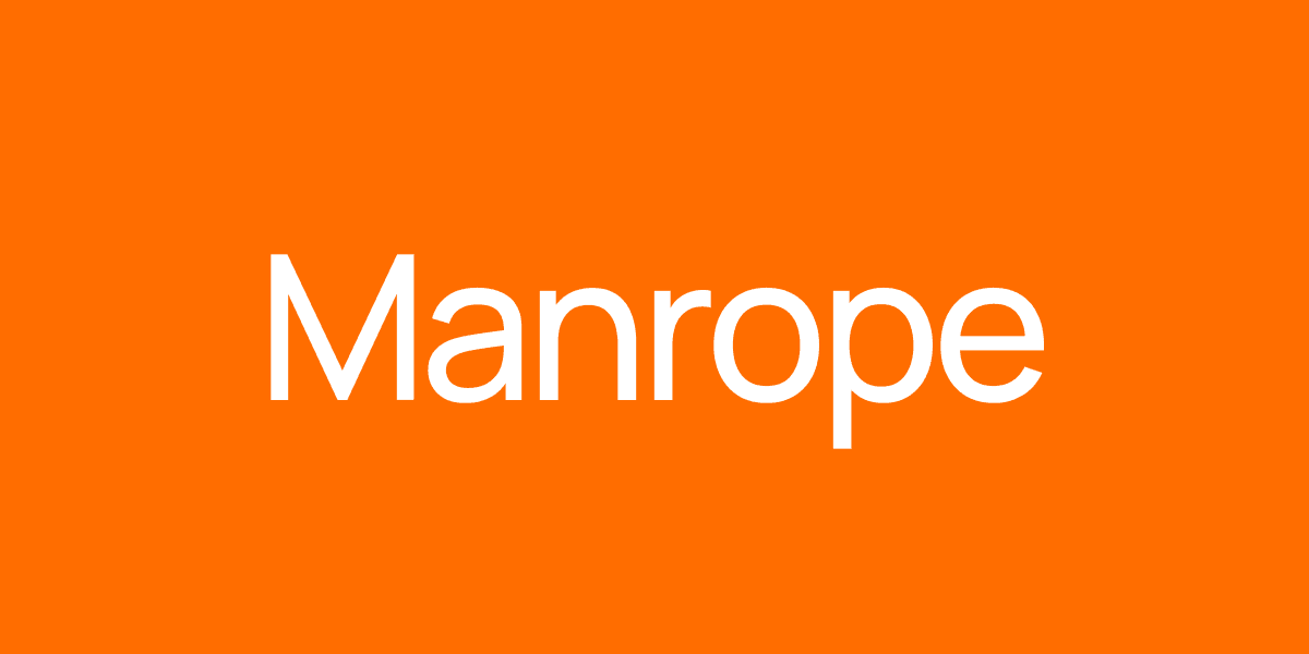 Manrope font