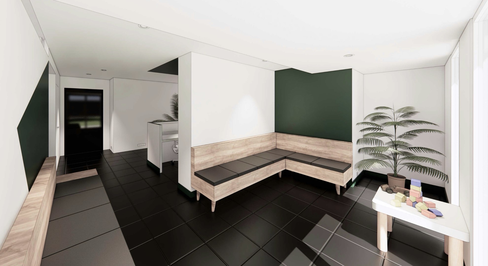 Intérieur cabinet médical Villepinte