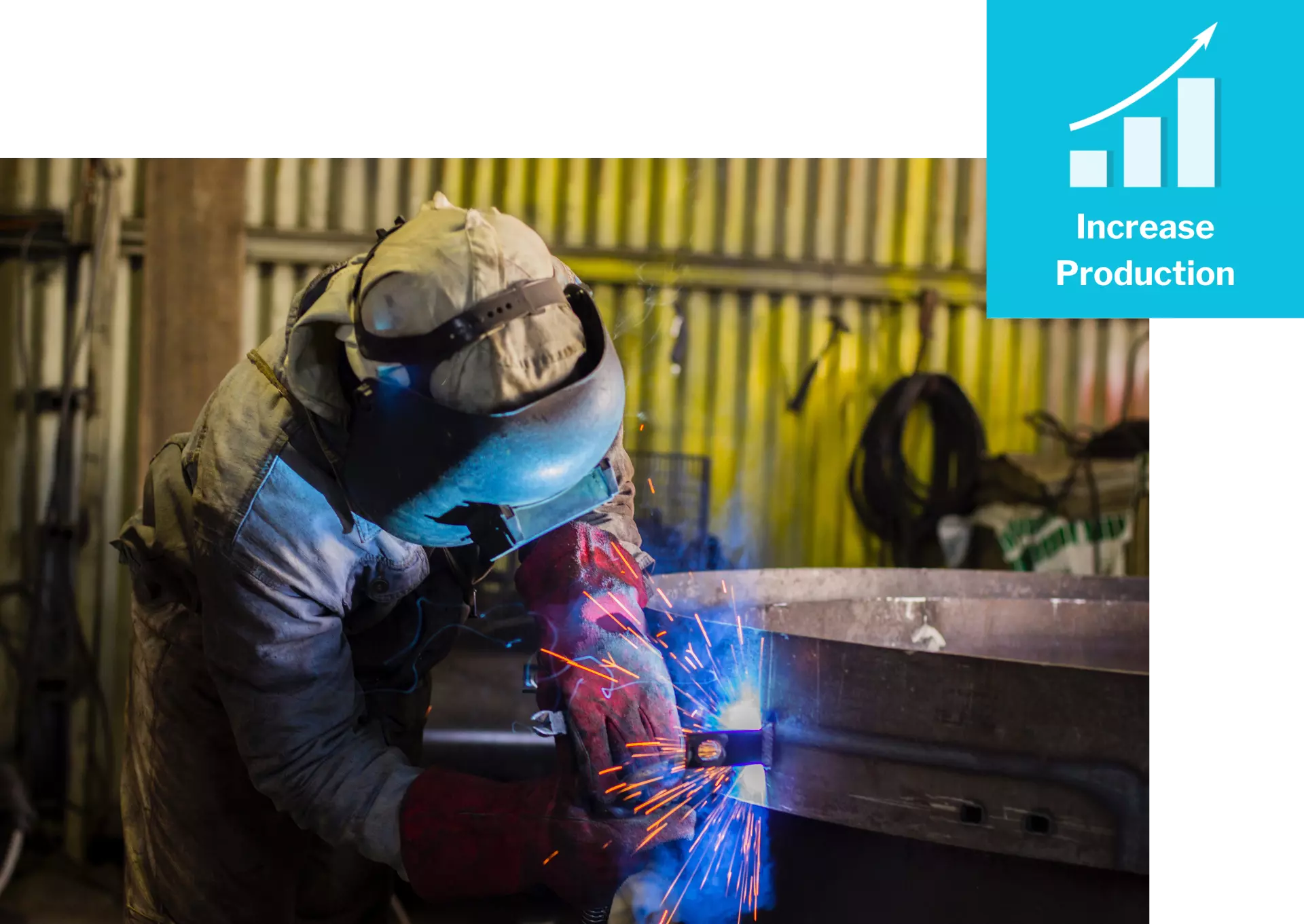 welder in workhop