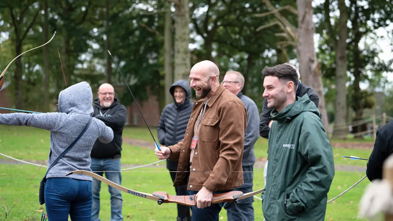 Cinematic filming of company presentation at UK event