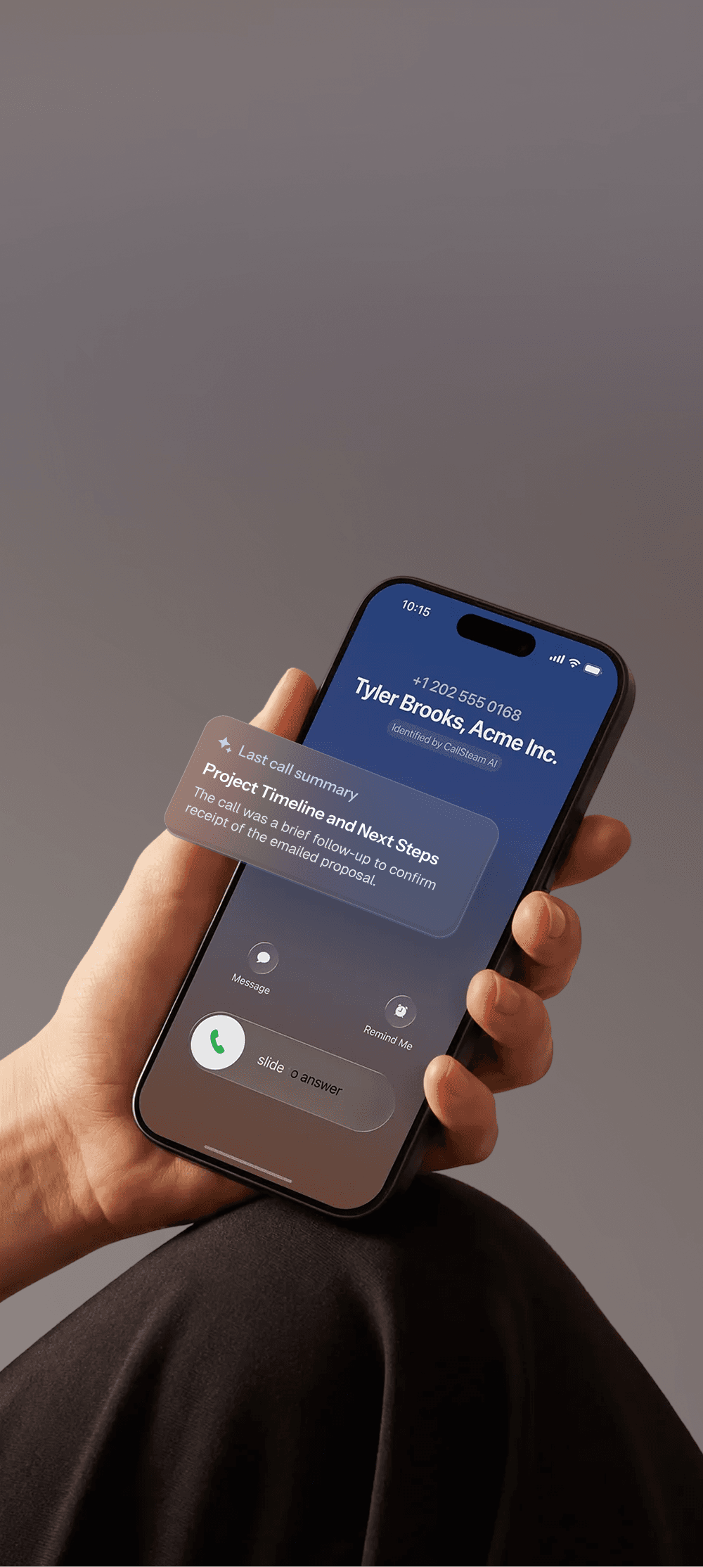 Turn every mobile call  into business intelligence